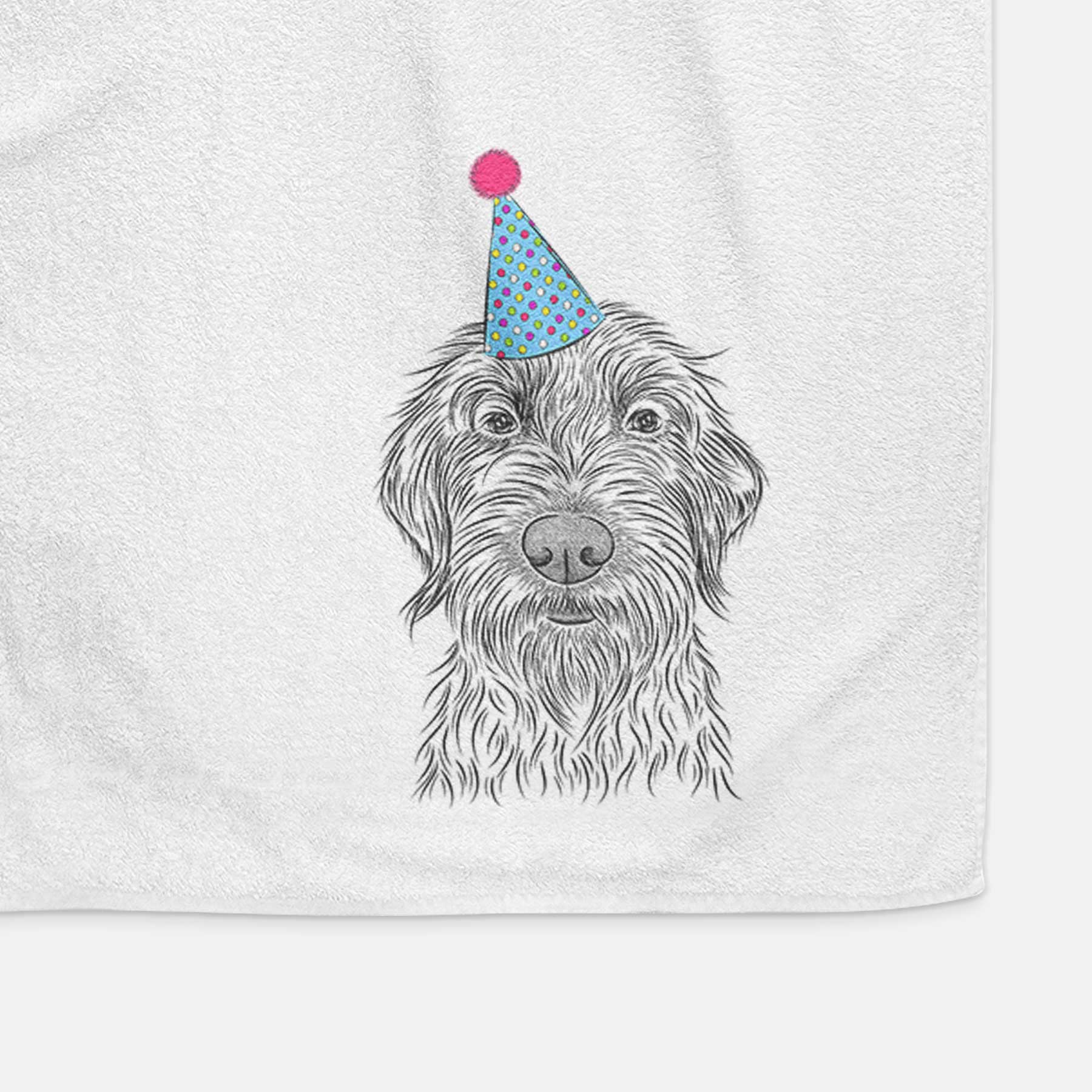 Wilkins the Wirehaired Pointing Griffon Decorative Hand Towel