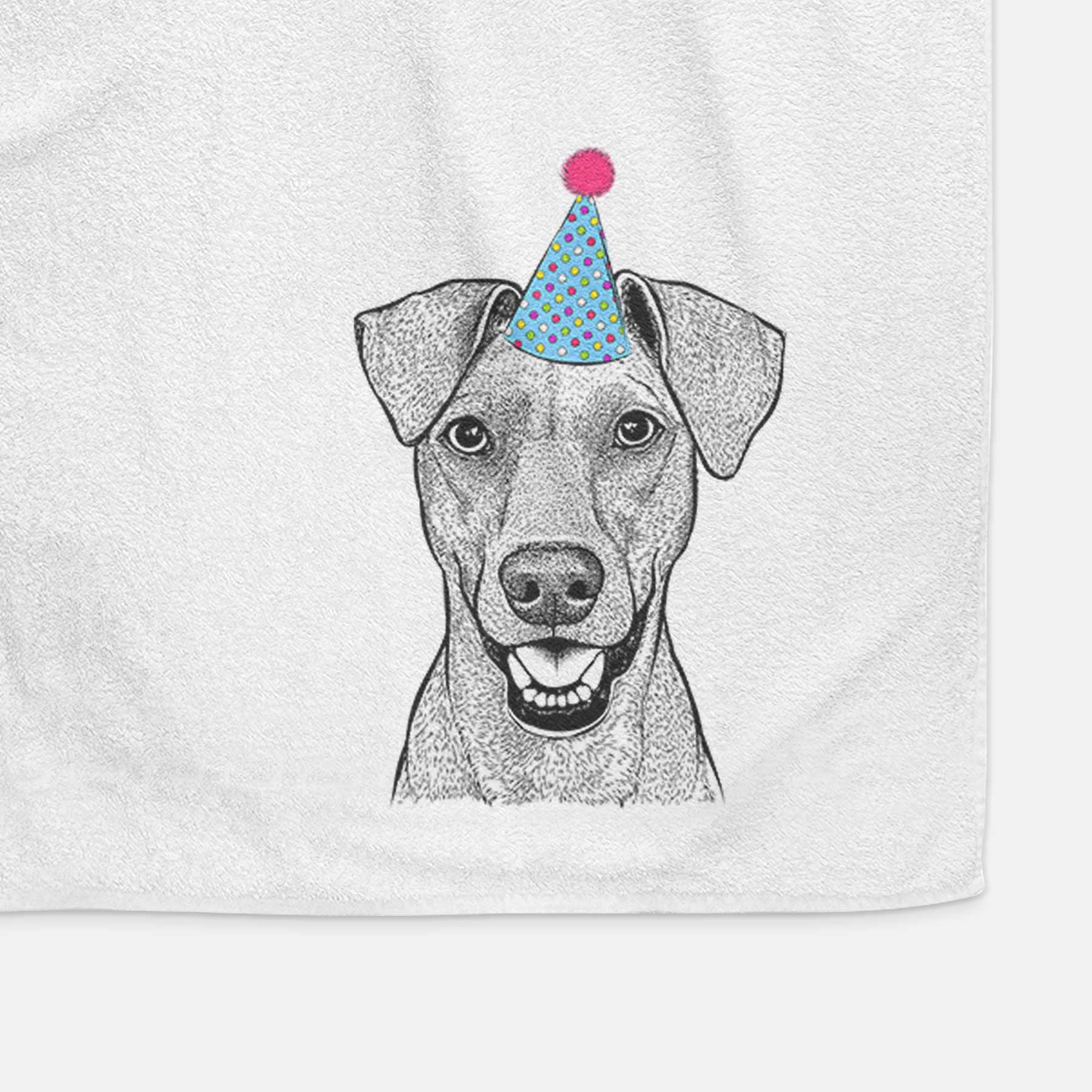 Willow the German Pinscher Decorative Hand Towel