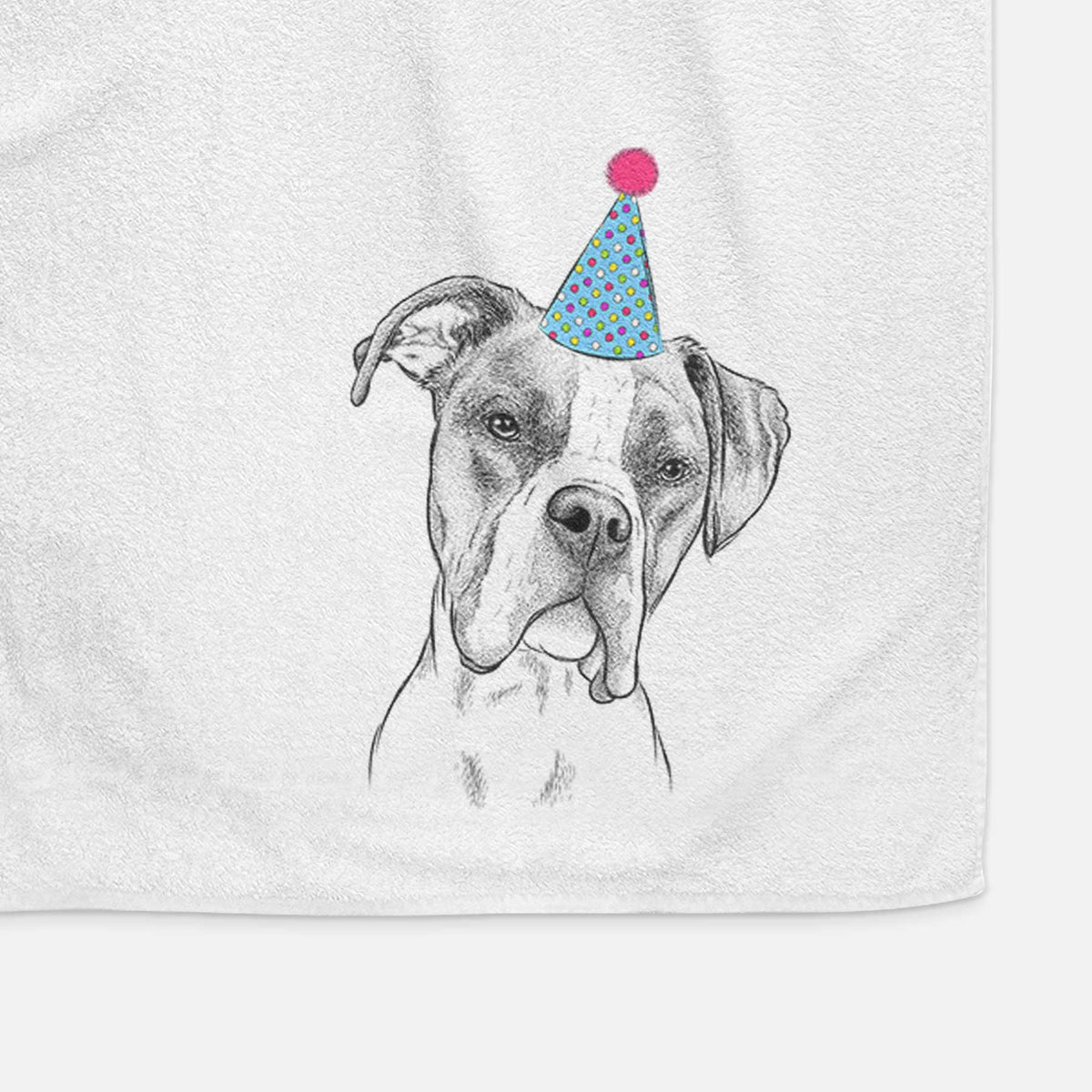 Winston the Boxer Decorative Hand Towel
