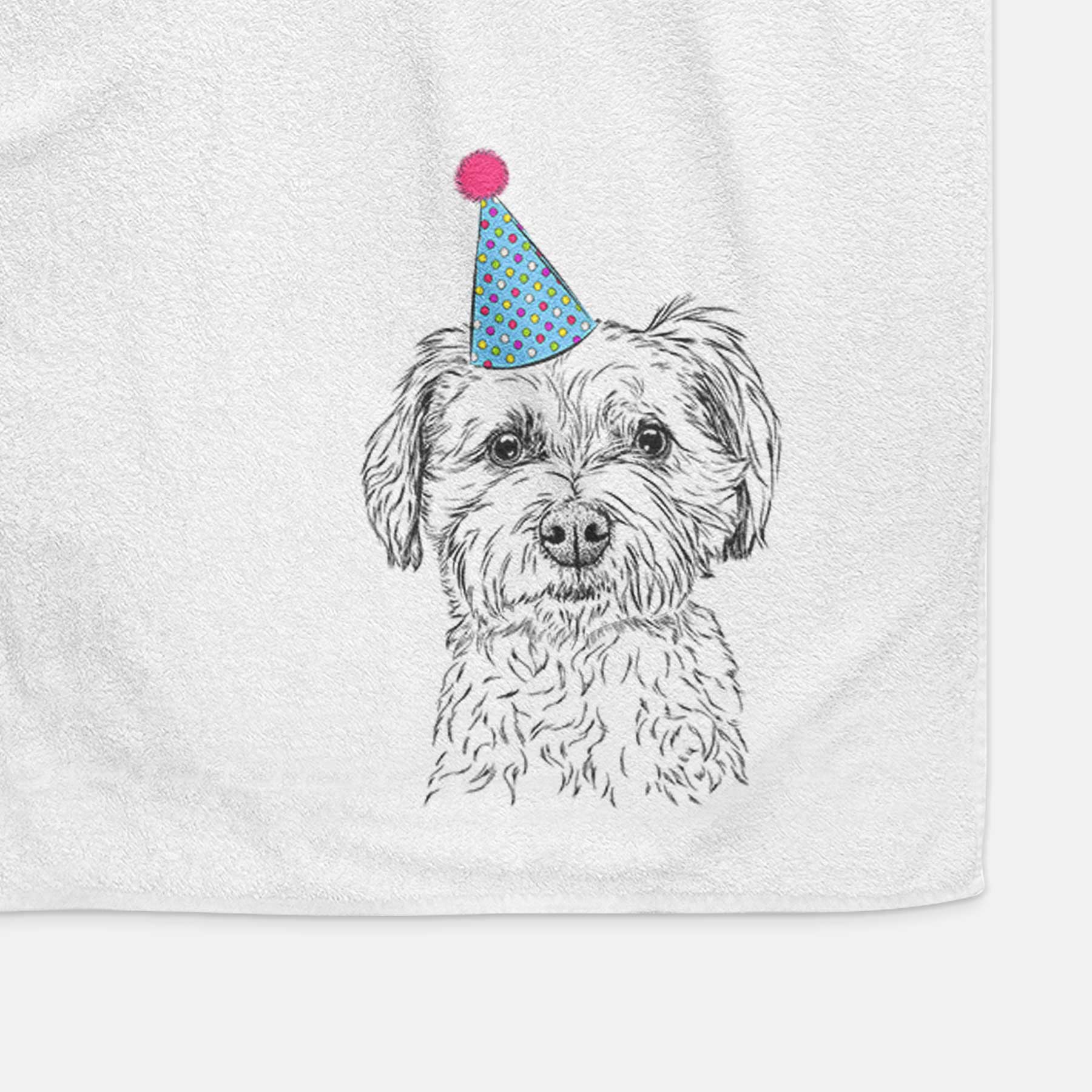 Wyatt the Coton de Tulear Decorative Hand Towel