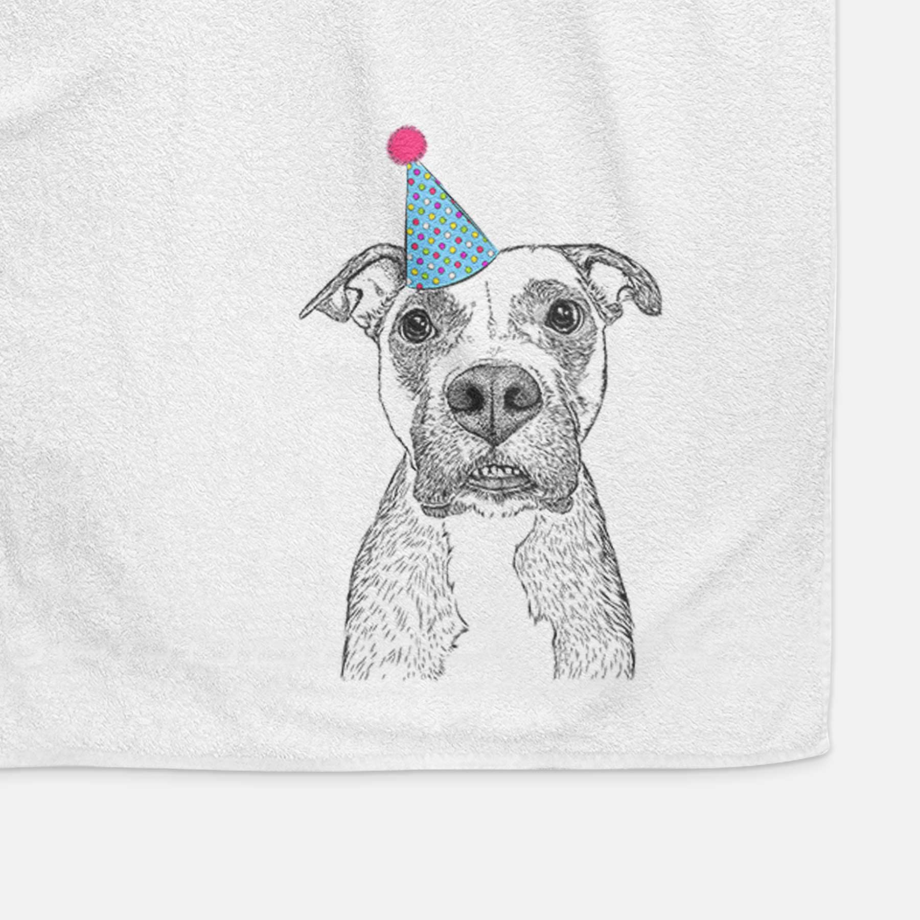 Xena the Mixed Breed Decorative Hand Towel