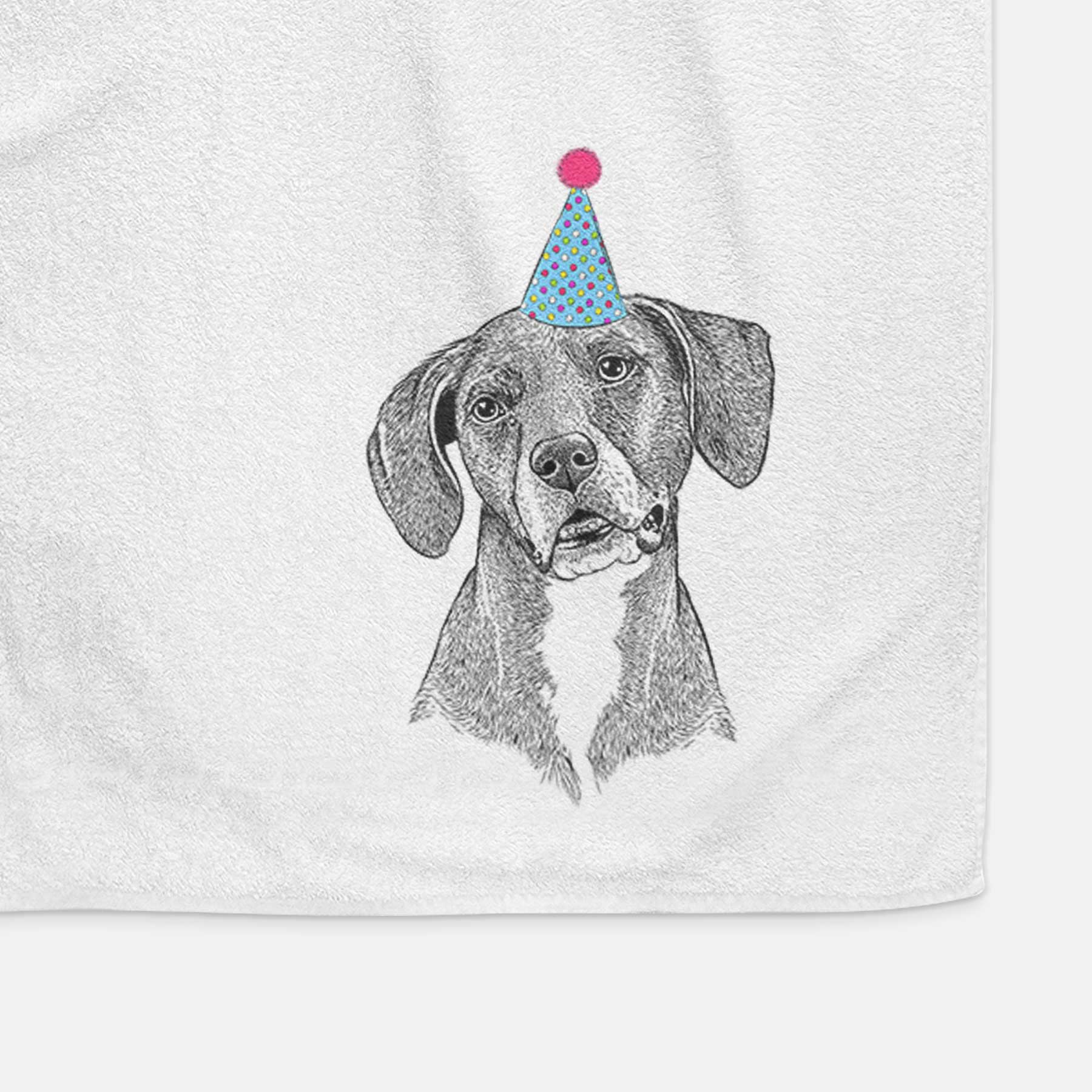 Zeena the Plott Hound Mix Decorative Hand Towel