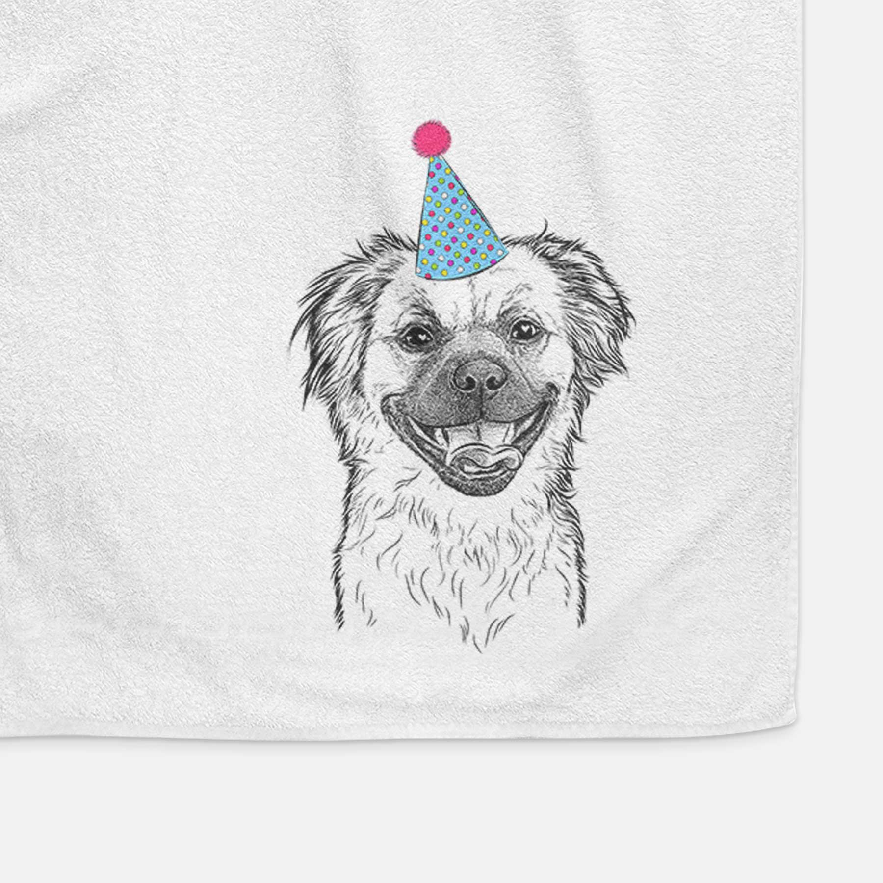 Zuri the Spaniel Mix Decorative Hand Towel