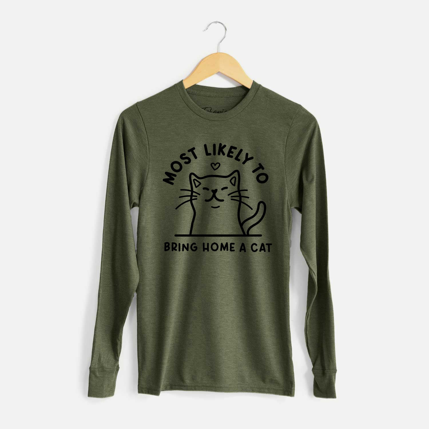 CLEARANCE - Most Likely to Bring Home a Cat - Long Sleeve Crewneck