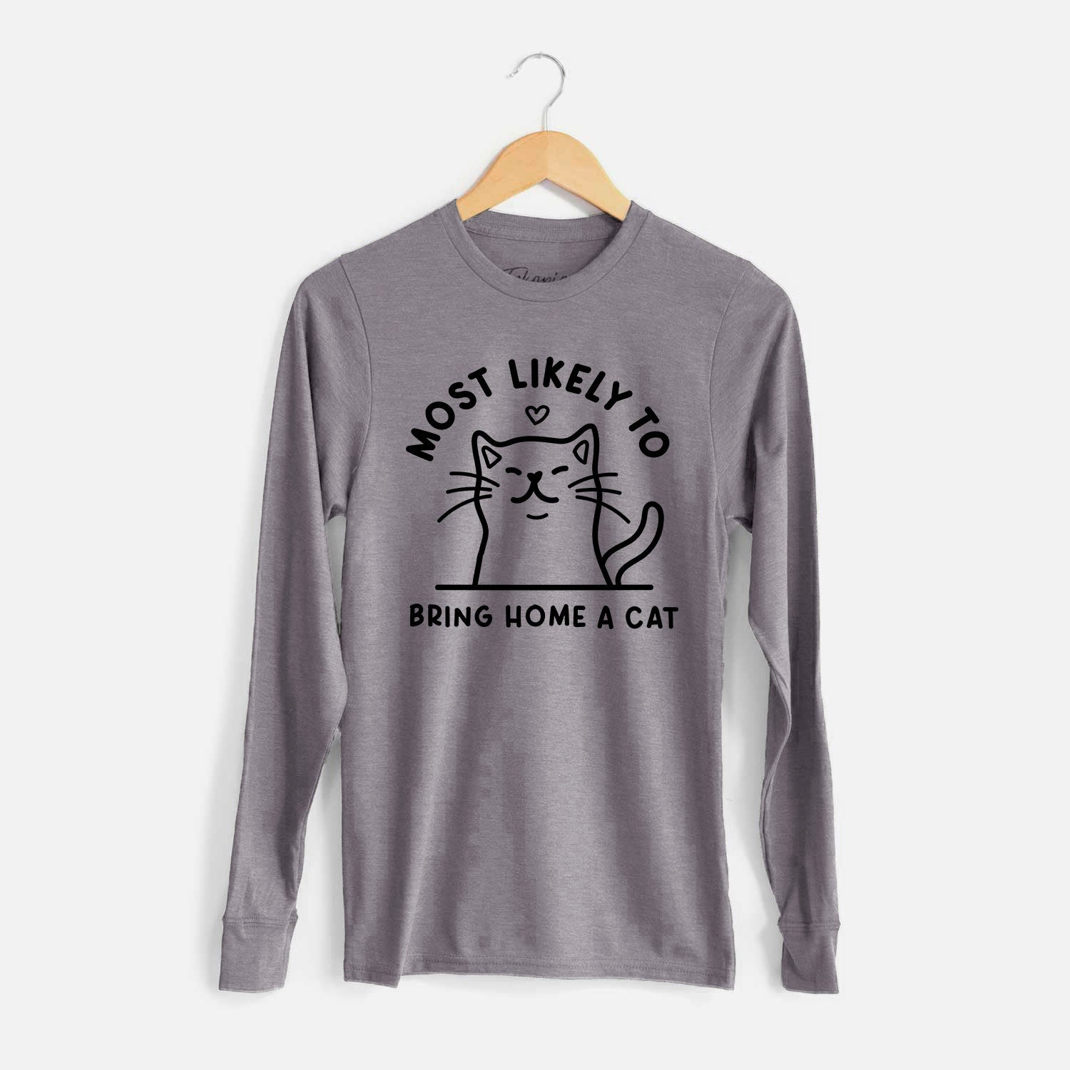 CLEARANCE - Most Likely to Bring Home a Cat - Long Sleeve Crewneck