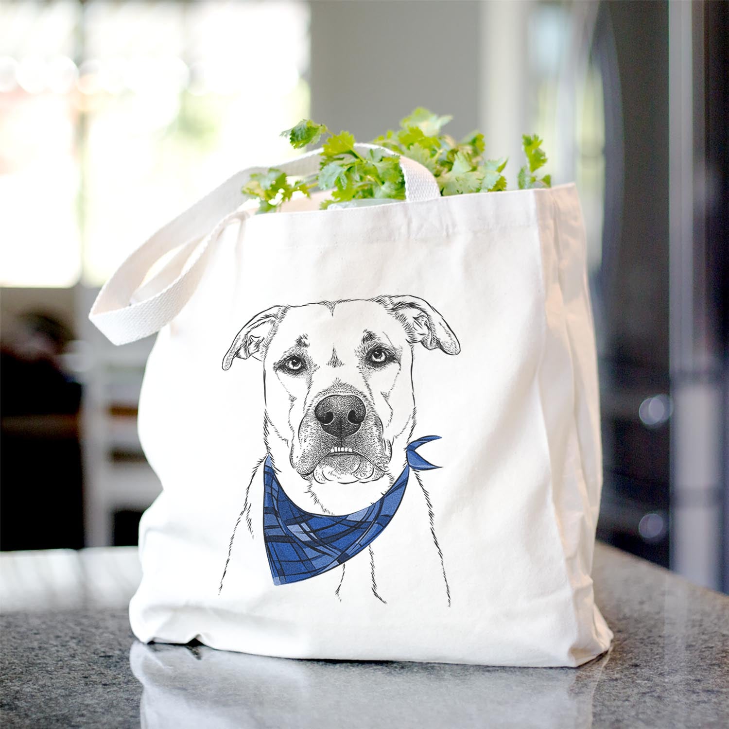 Abby the Boxer Beagle Mix - Tote Bag