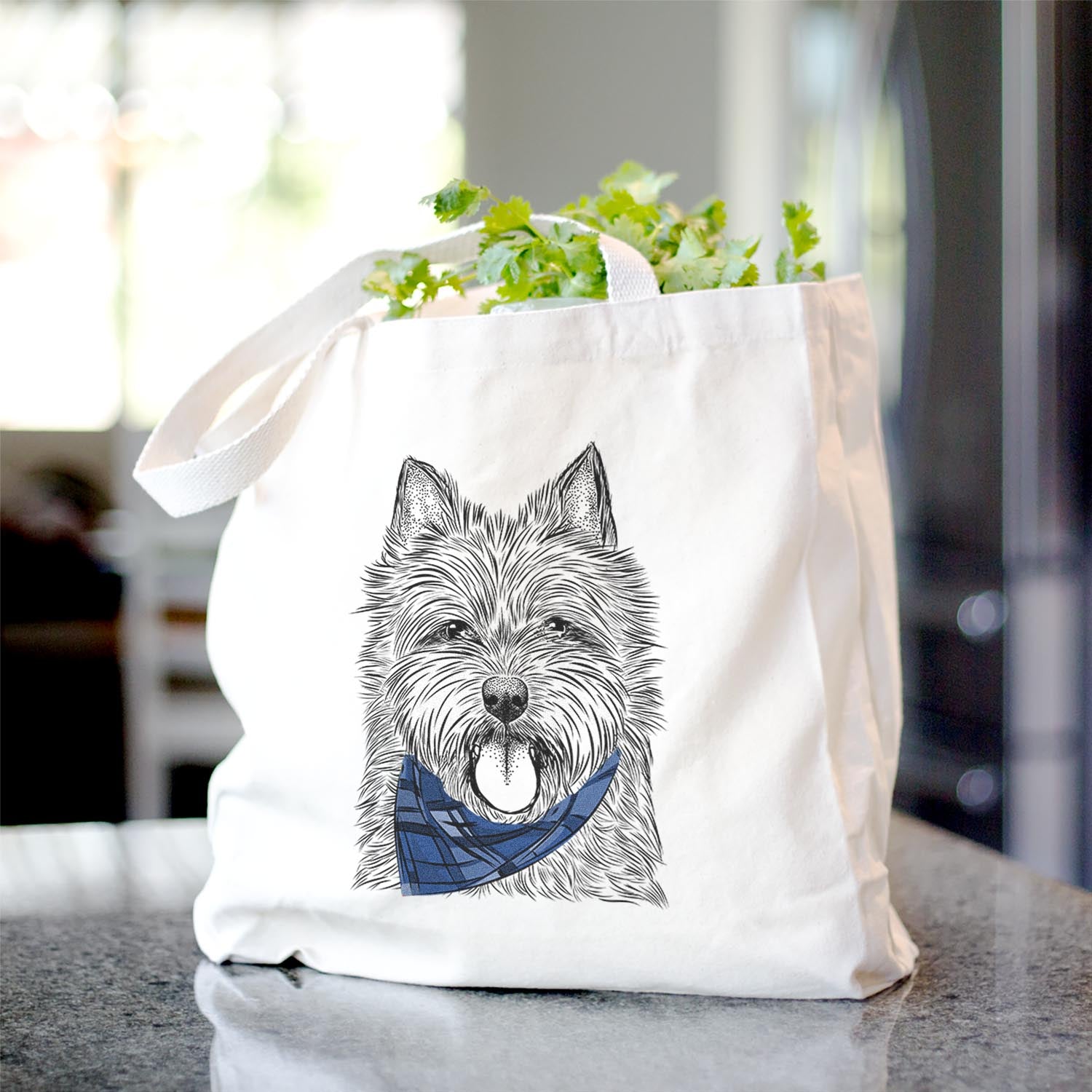 Alfie the Norwich Terrier - Tote Bag