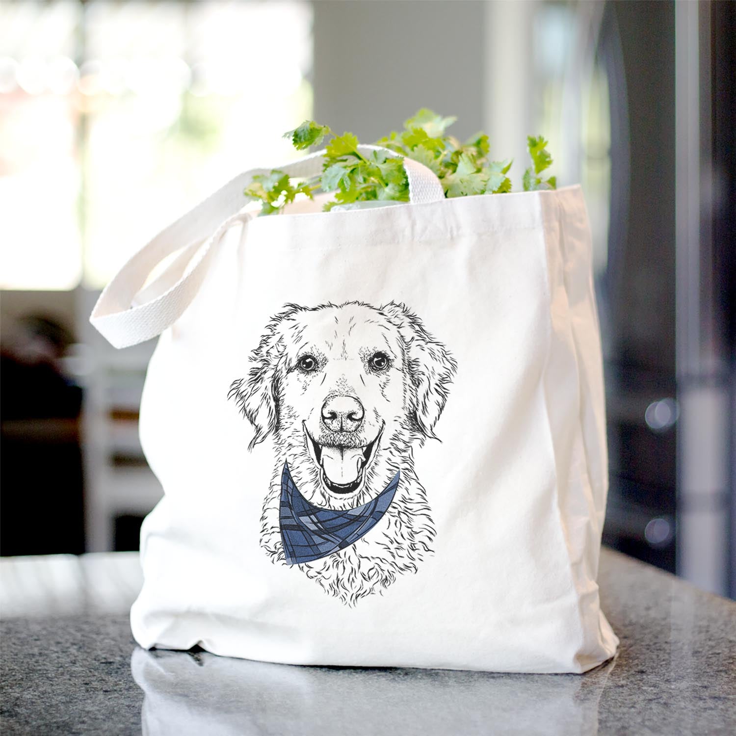 Bella Bean the Goldendoodle - Tote Bag