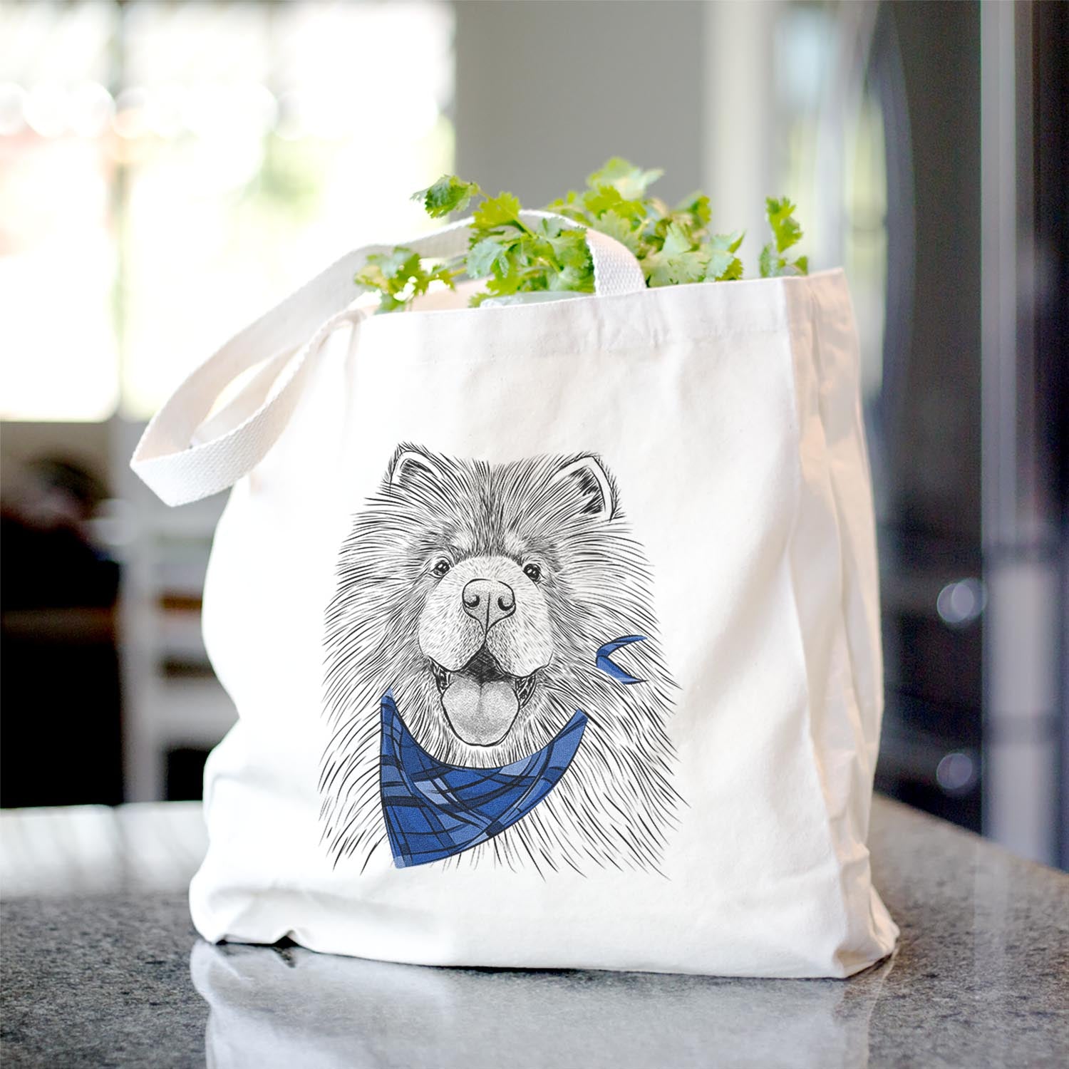 Charming Charlie the Chow Chow - Tote Bag