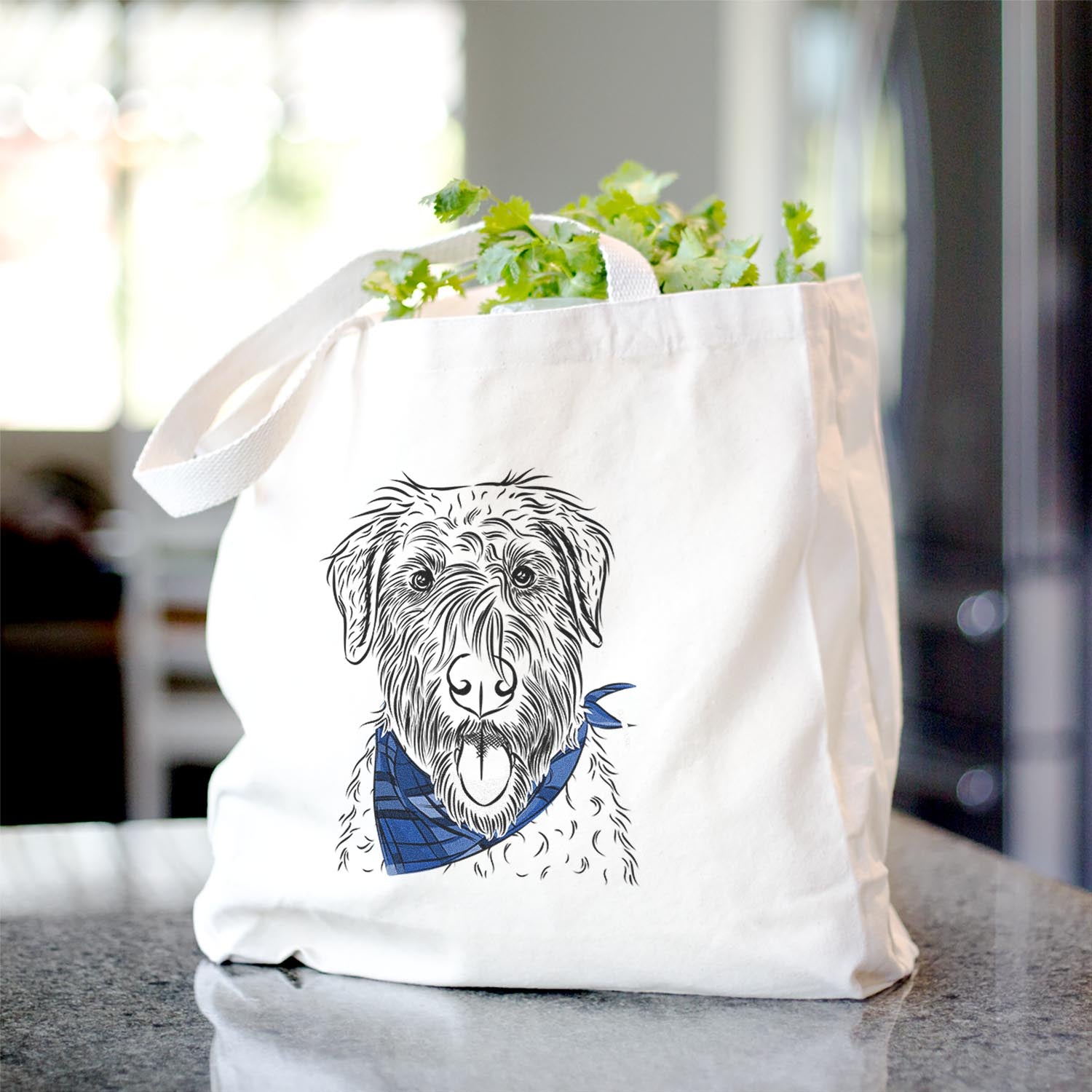 Chester the Soft Coated Wheaten Terrier - Tote Bag