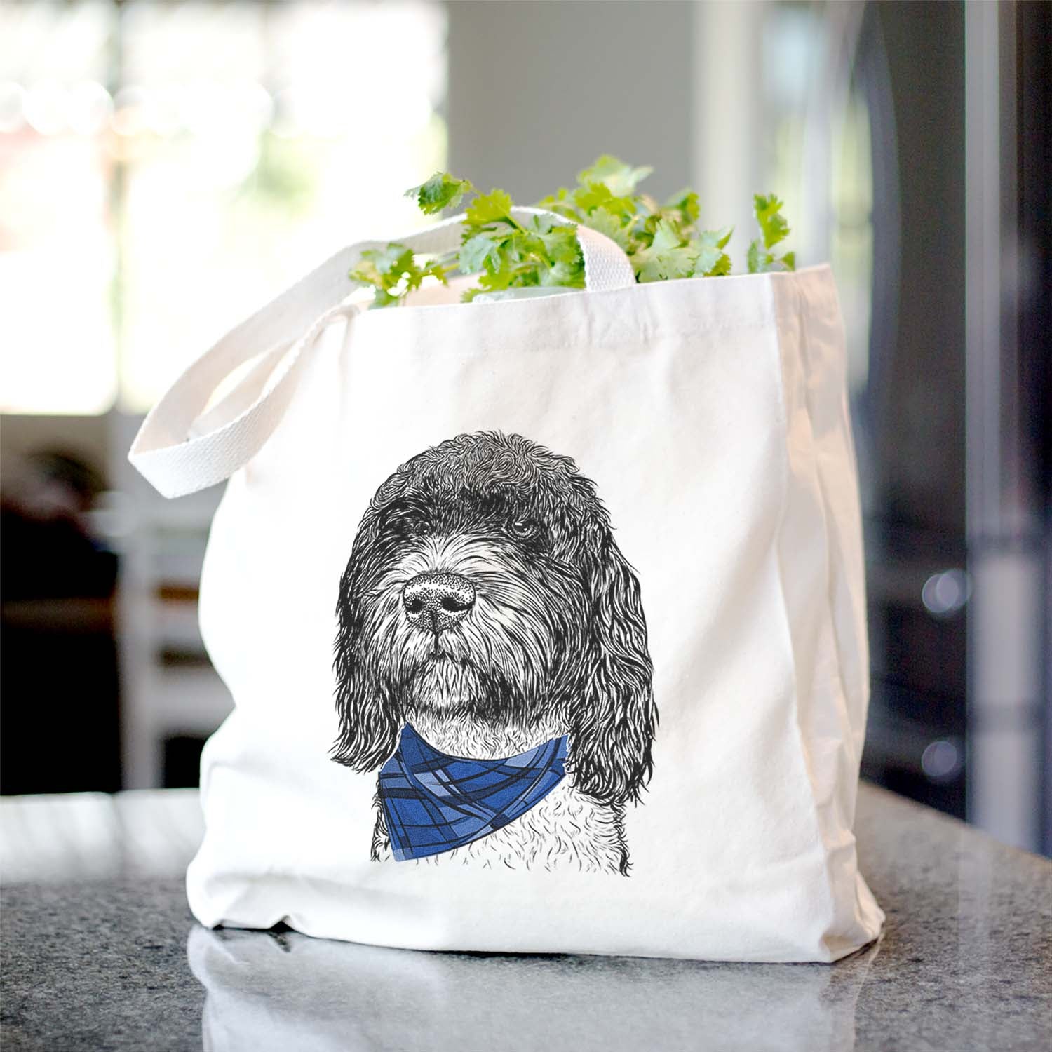 Chris the Portuguese Water Dog - Tote Bag