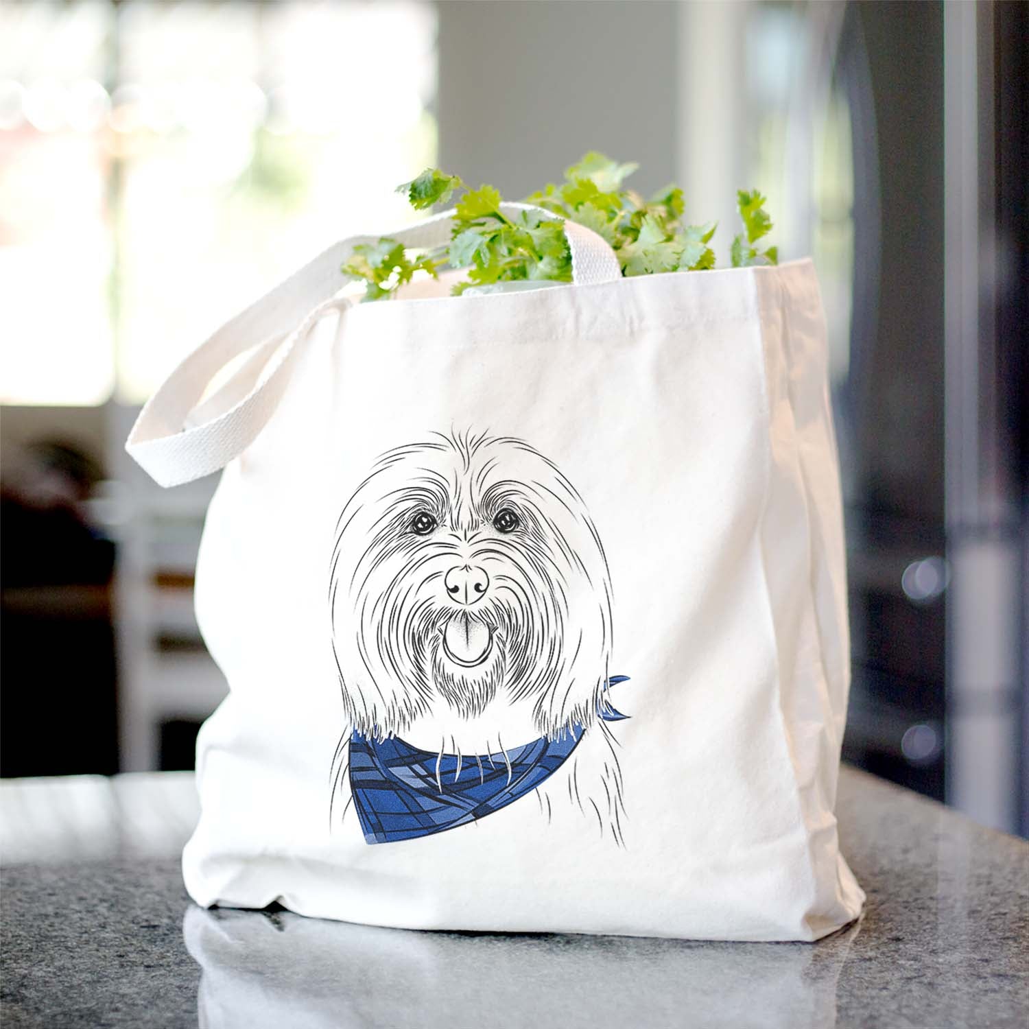 Claude the Coton de Tulear - Tote Bag