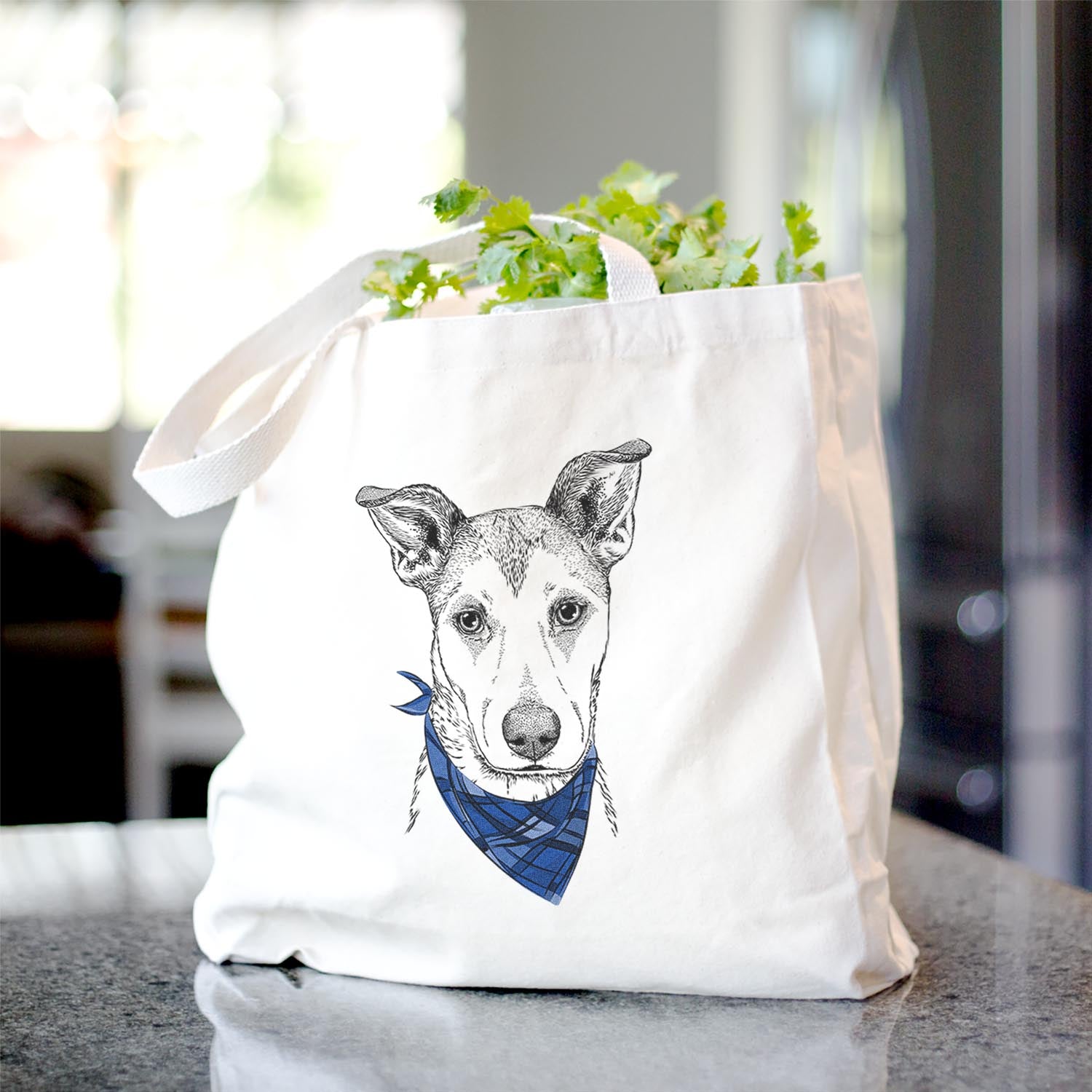 Coral the Mixed Breed - Tote Bag