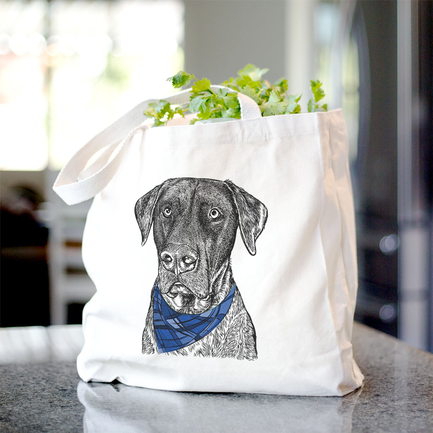David the Boxador - Tote Bag