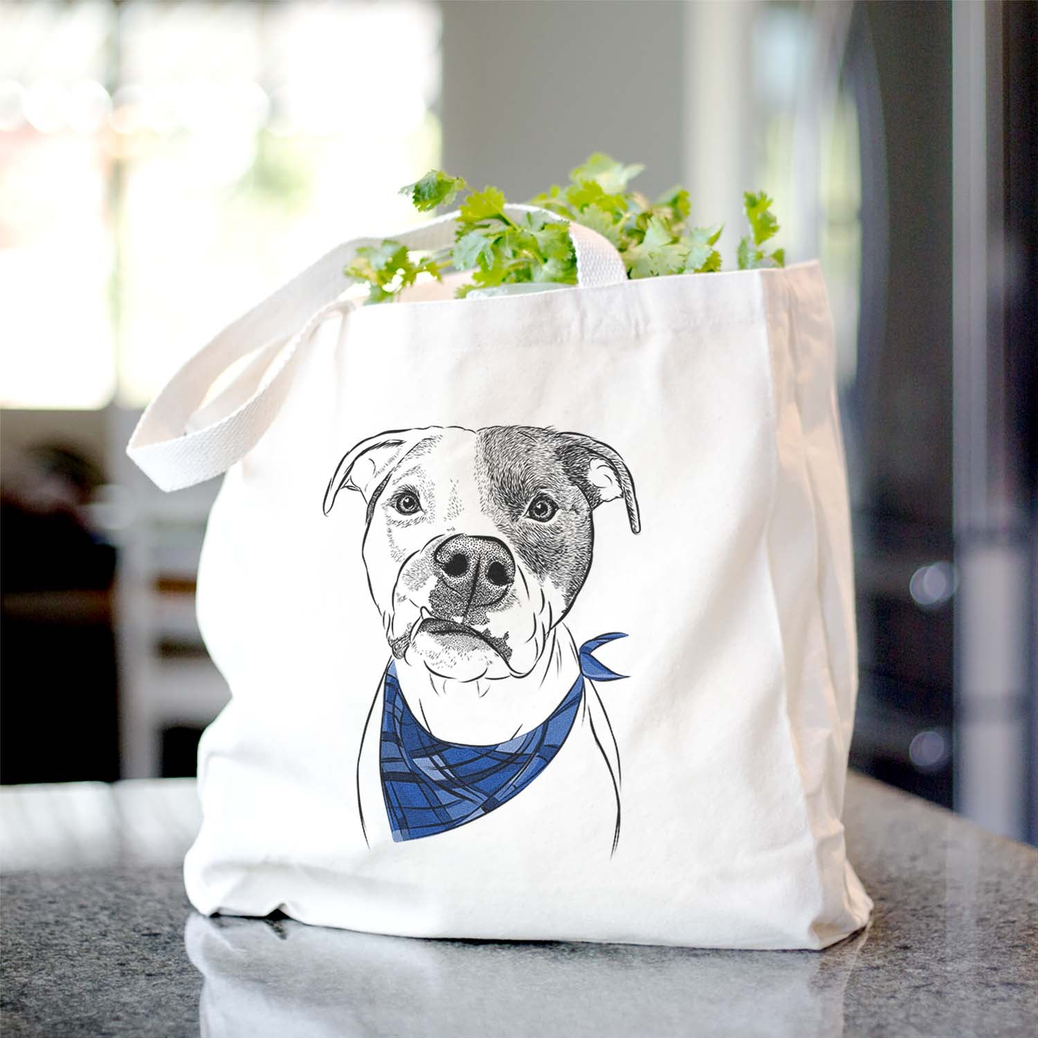 Dexter the Pitbull - Tote Bag