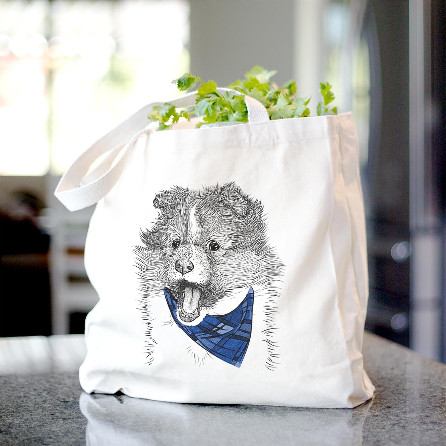 Dylan the Shetland Sheepdog - Tote Bag