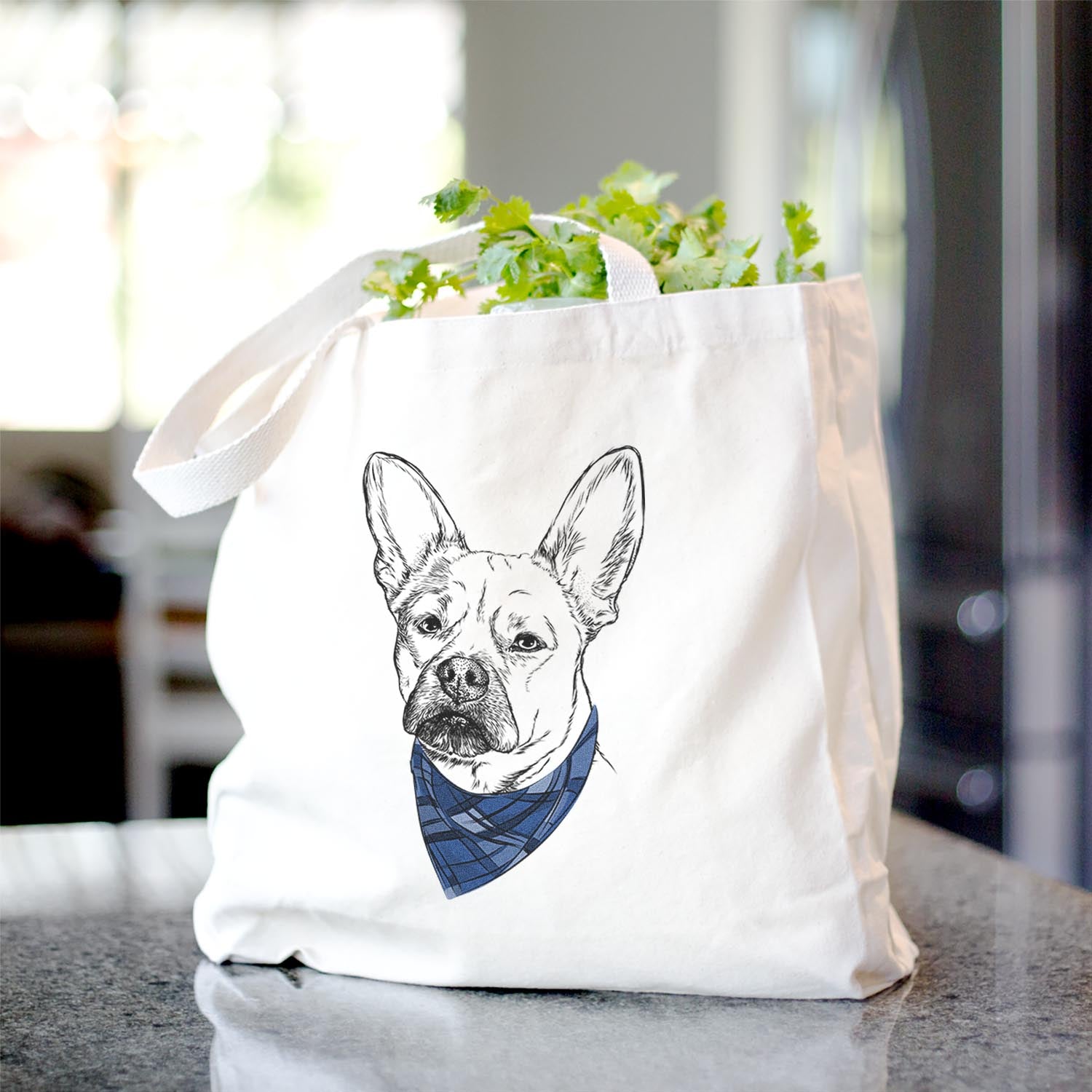 Frankie the Mixed Breed - Tote Bag