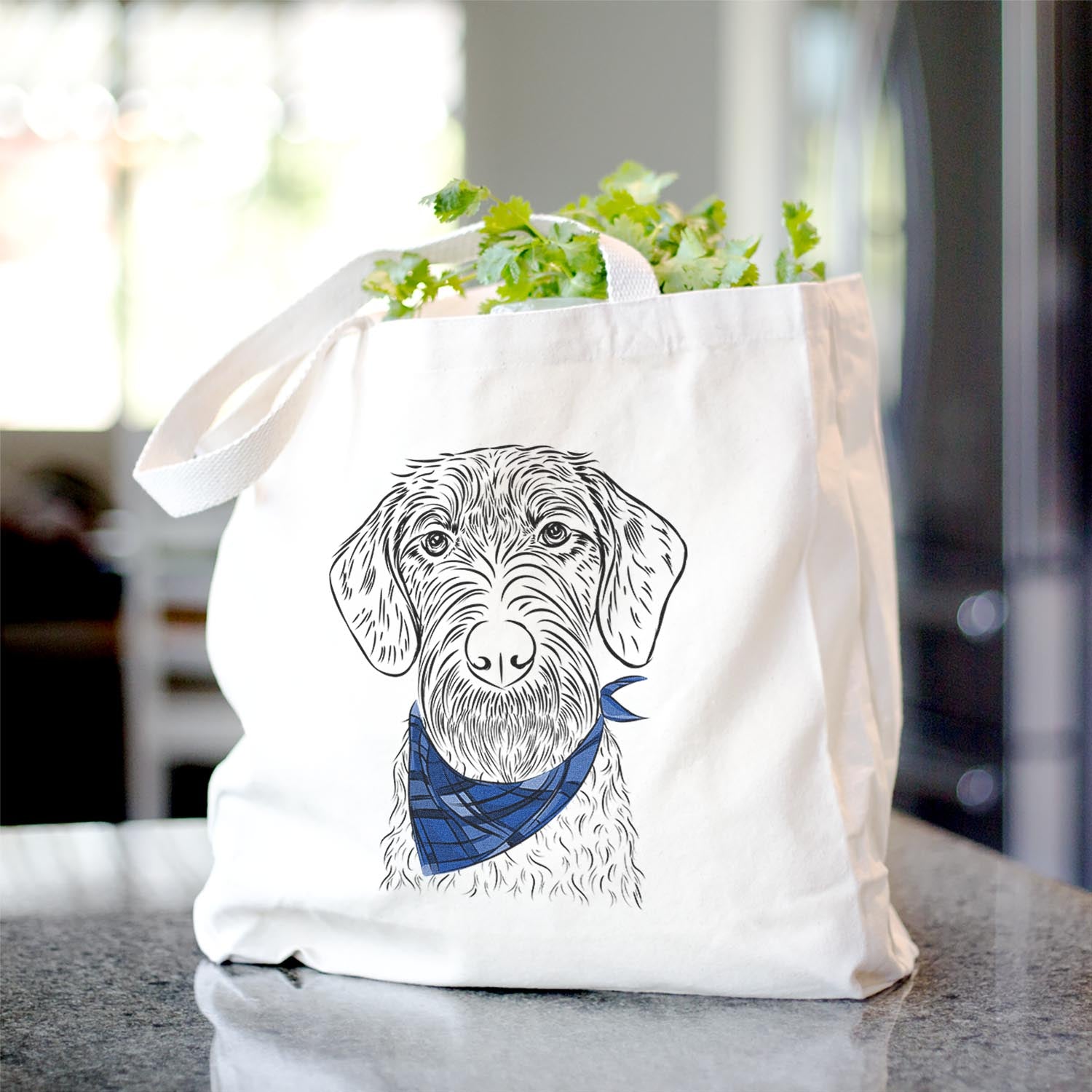 Gus the German Wirehaired Pointer - Tote Bag