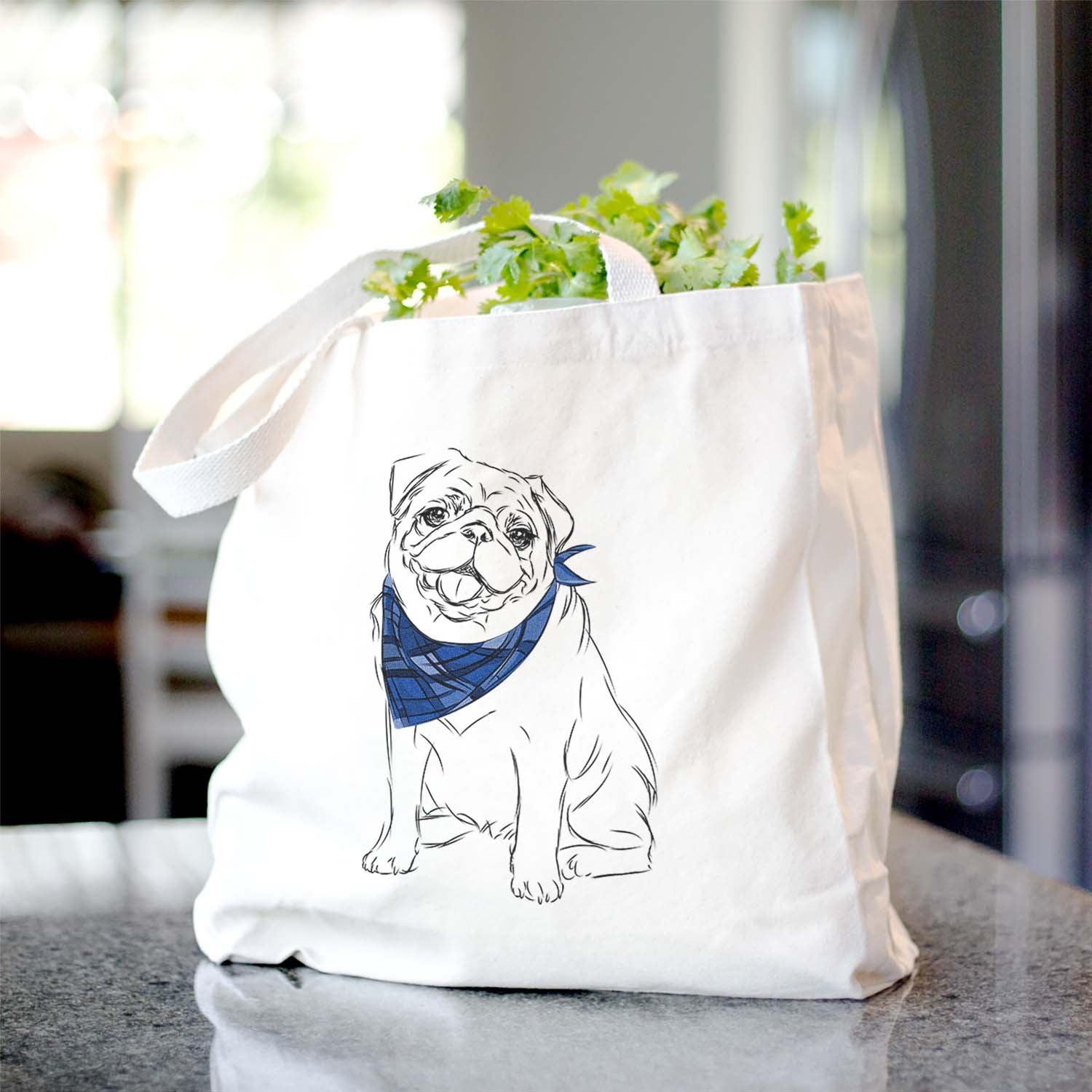 Higgins the Pug - Tote Bag