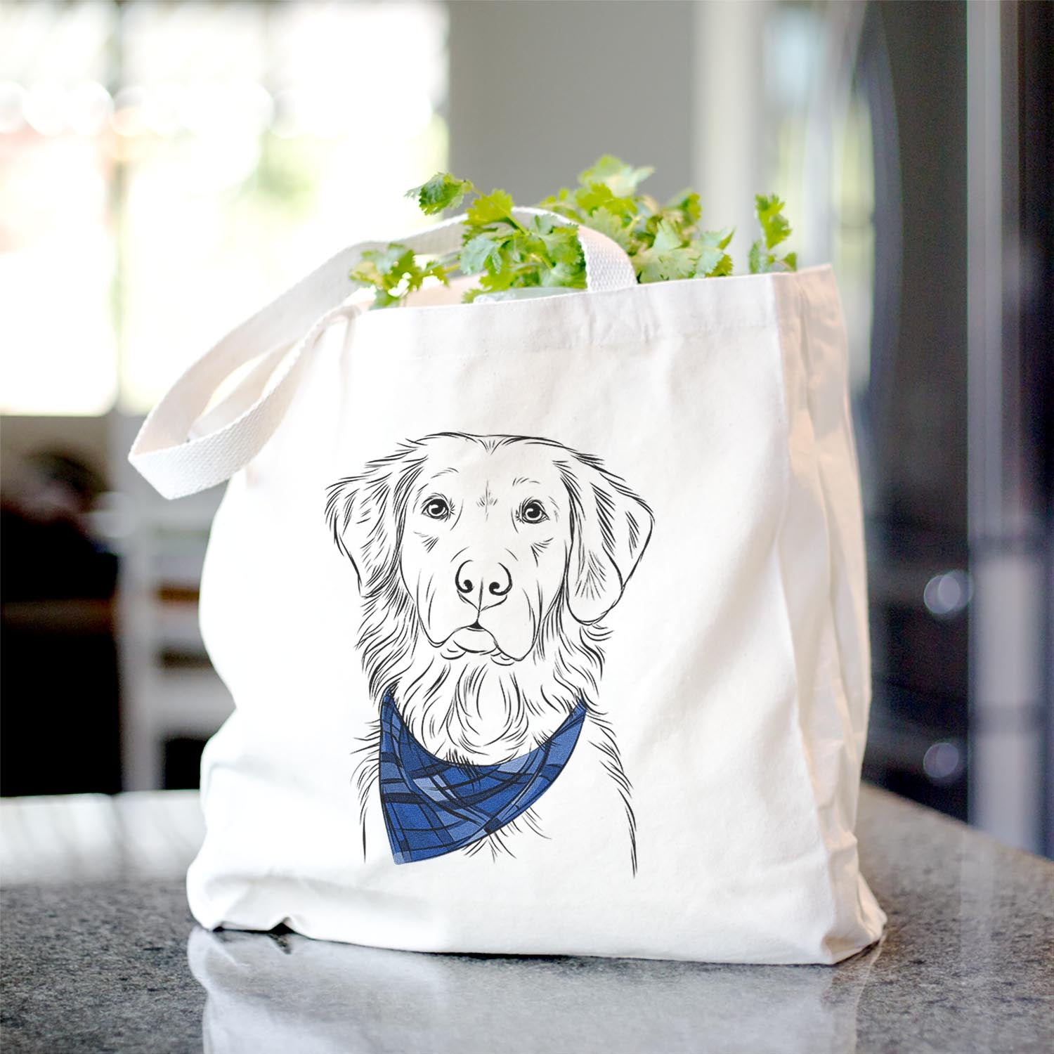 Linden the Golden Retriever - Tote Bag