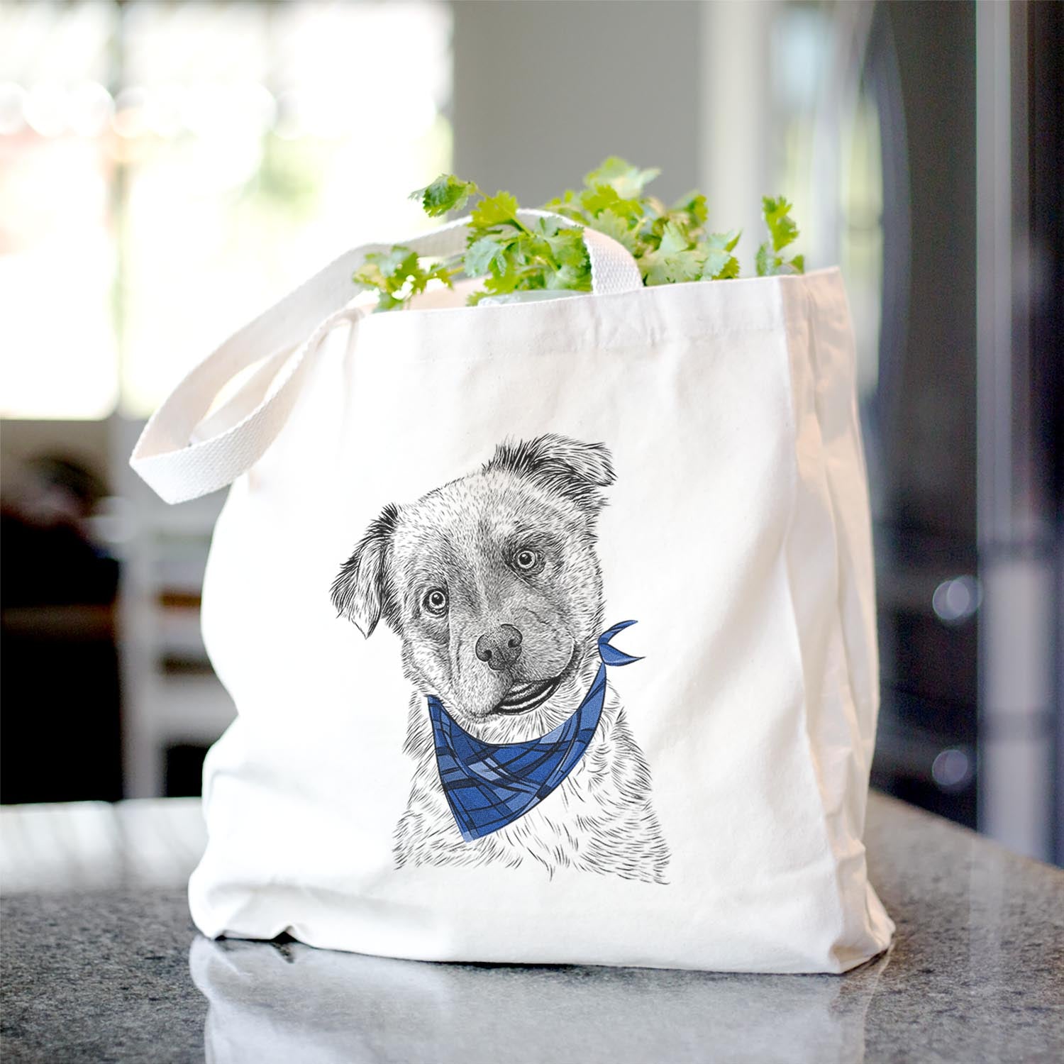 Loki Bear the Australian Cattle Dog Mix - Tote Bag