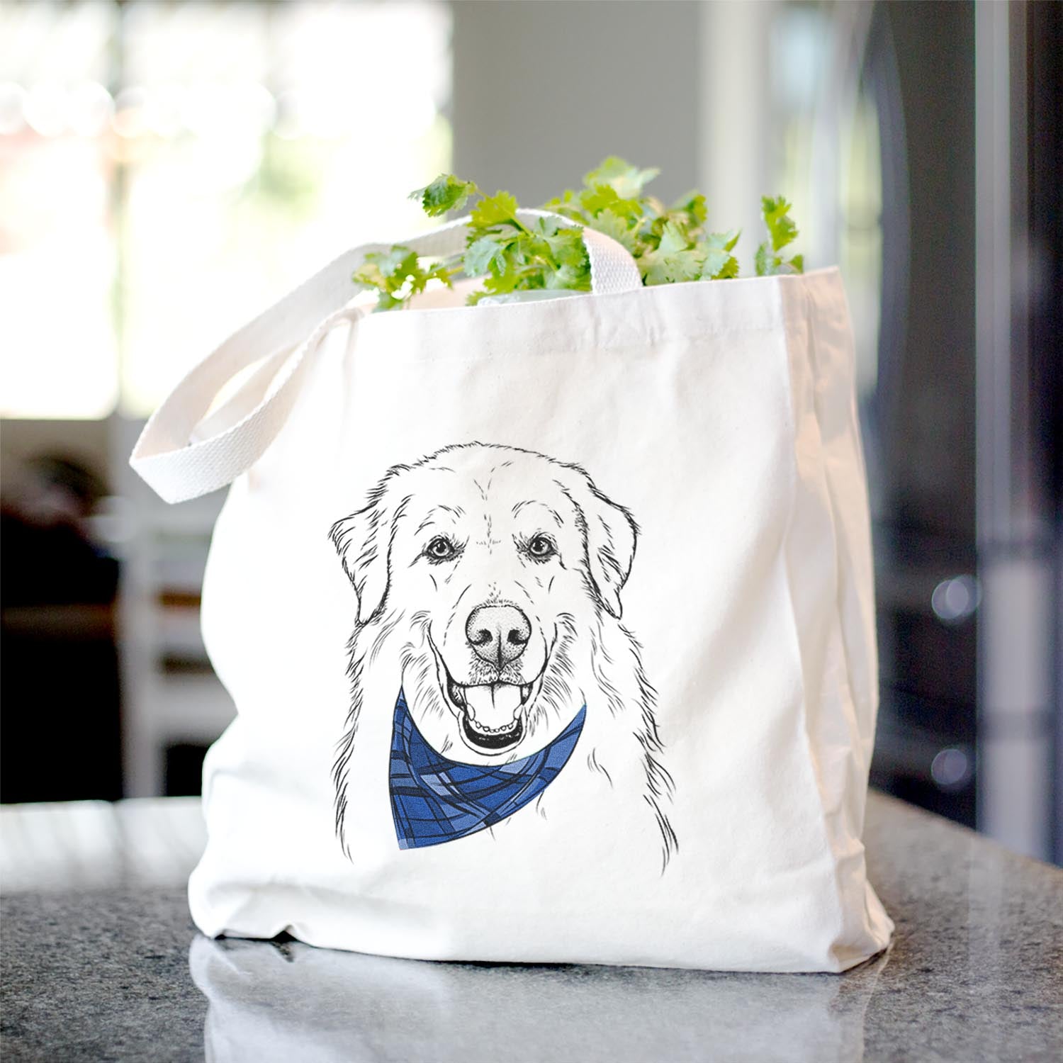 Meg the Great Pyrenees - Tote Bag