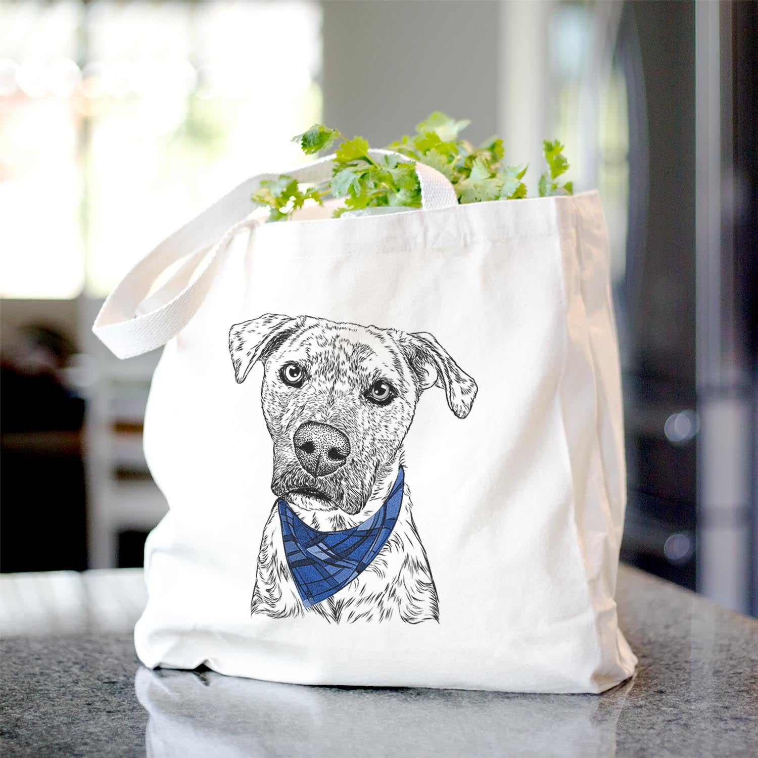 Monster Baby the Pitbull Mix - Tote Bag