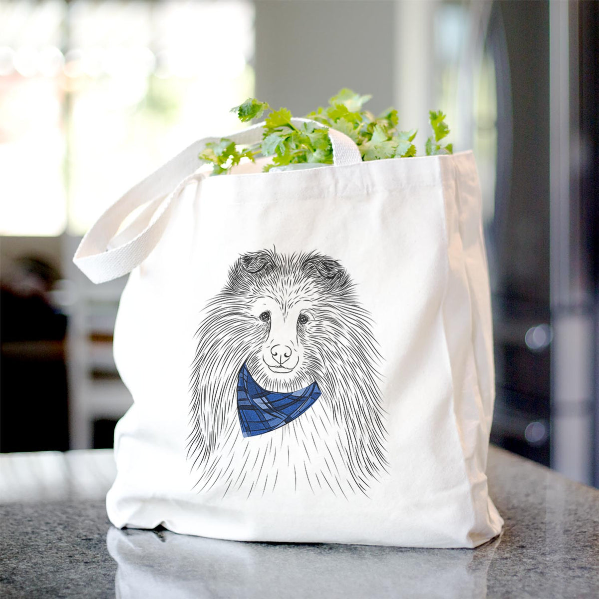 Moxie the Shetland Sheepdog - Tote Bag