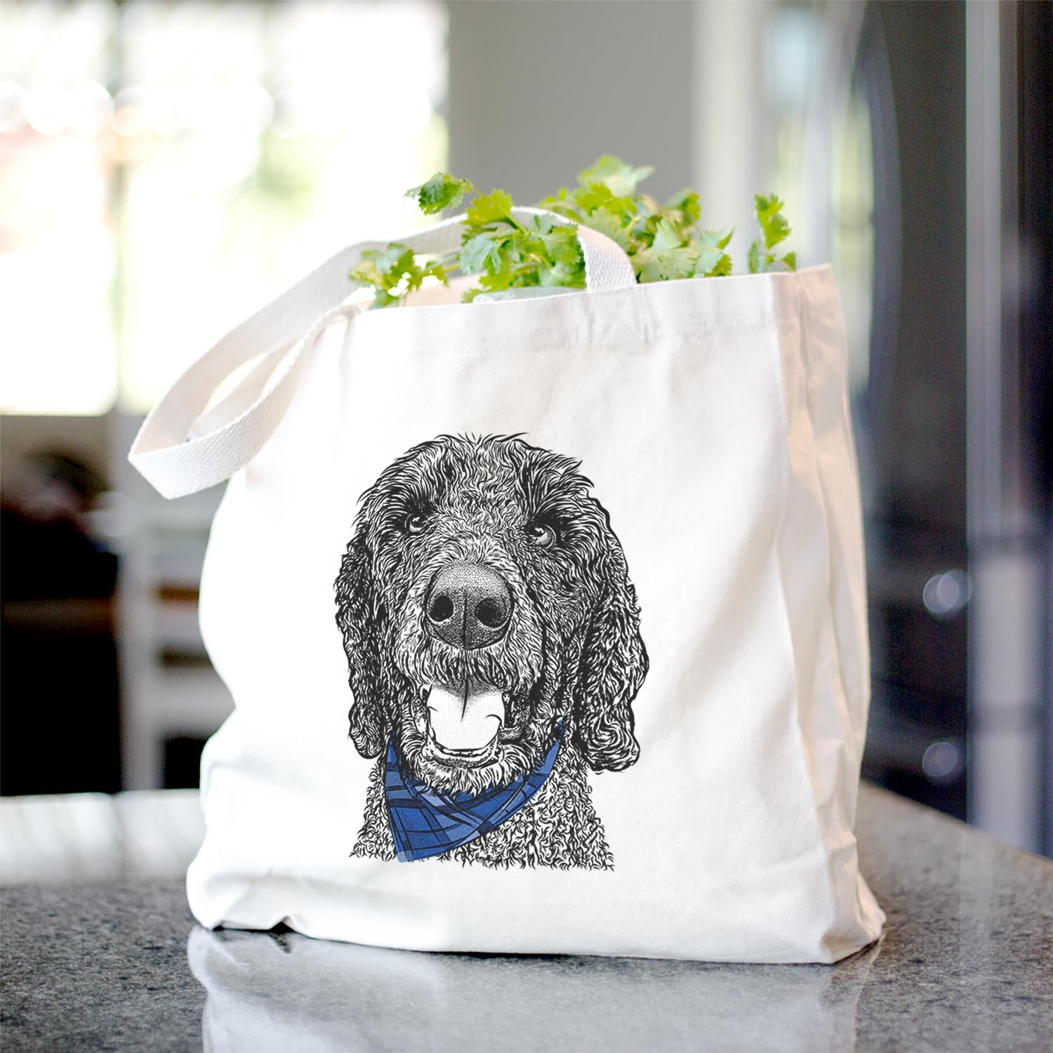 Obi James the Goldendoodle - Tote Bag