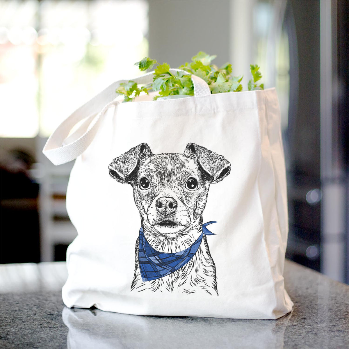 Olive the Mixed Breed - Tote Bag