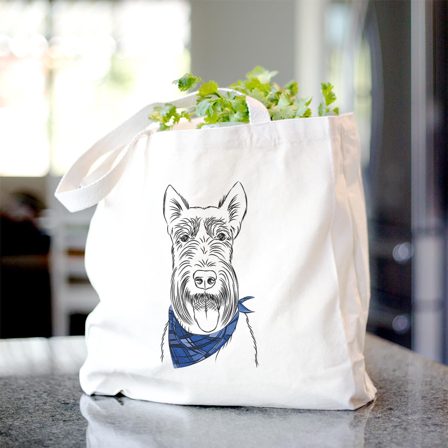 Oswald the Scottish Terrier - Tote Bag