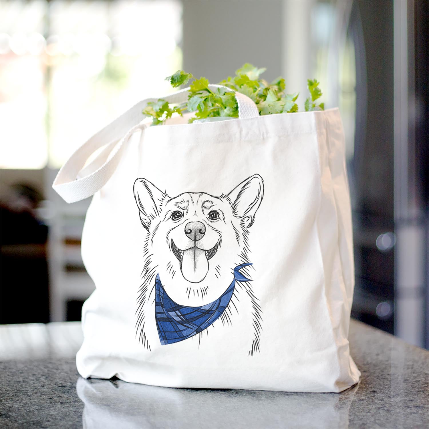 Porter the Pembroke Welsh Corgi - Tote Bag