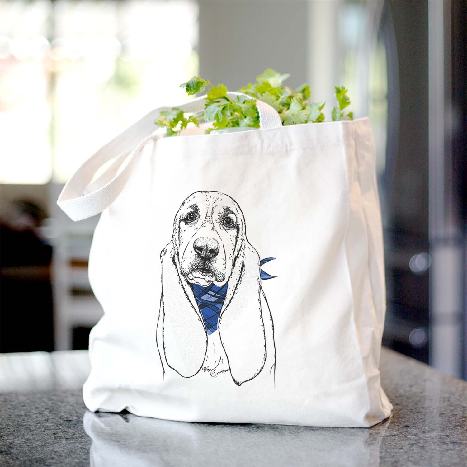 Rolo the Basset Hound - Tote Bag