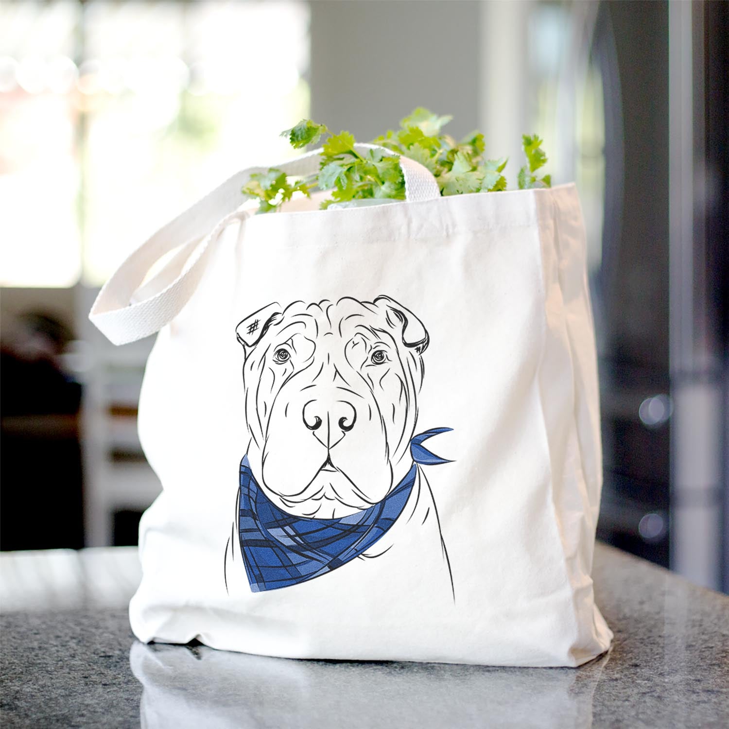 Sharpy the Shar Pei - Tote Bag