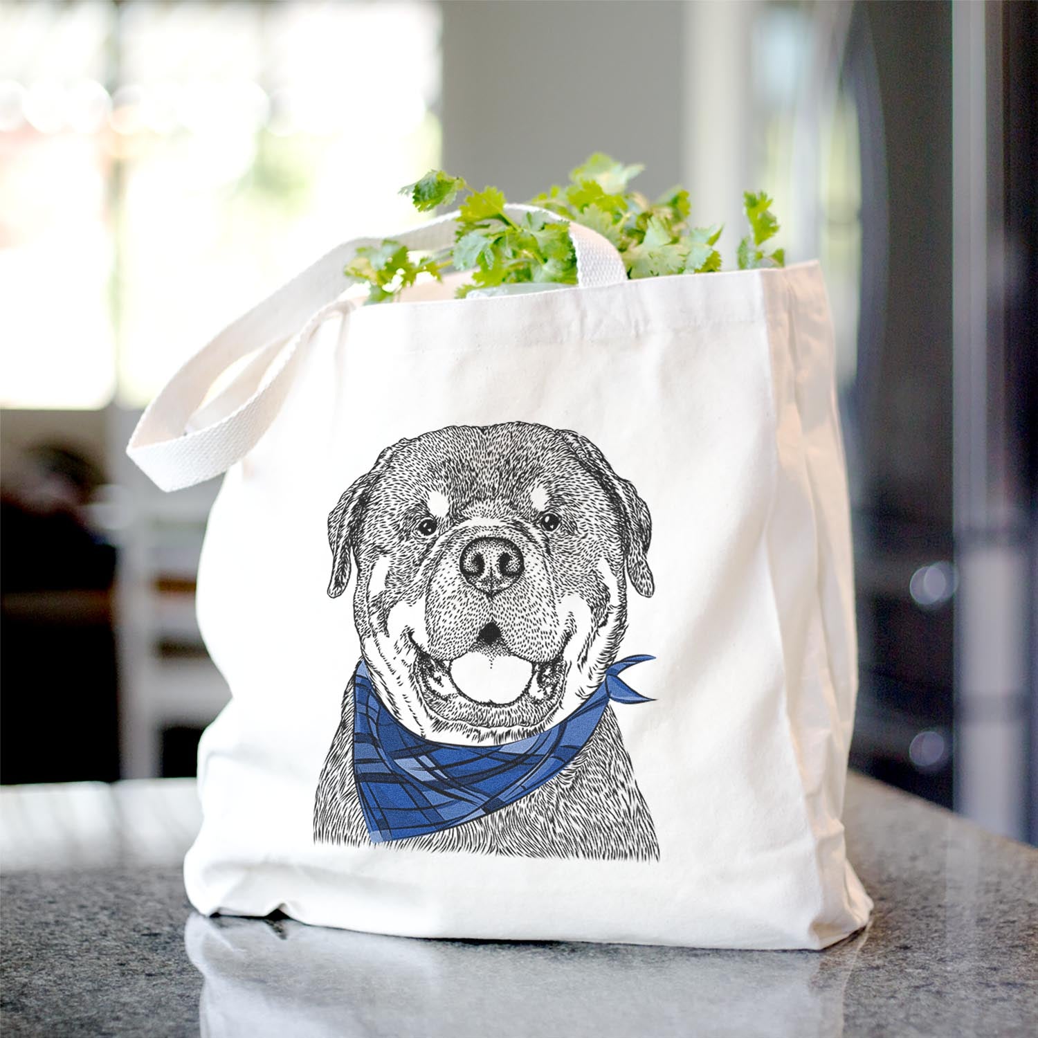 Titan the Rottweiler - Tote Bag