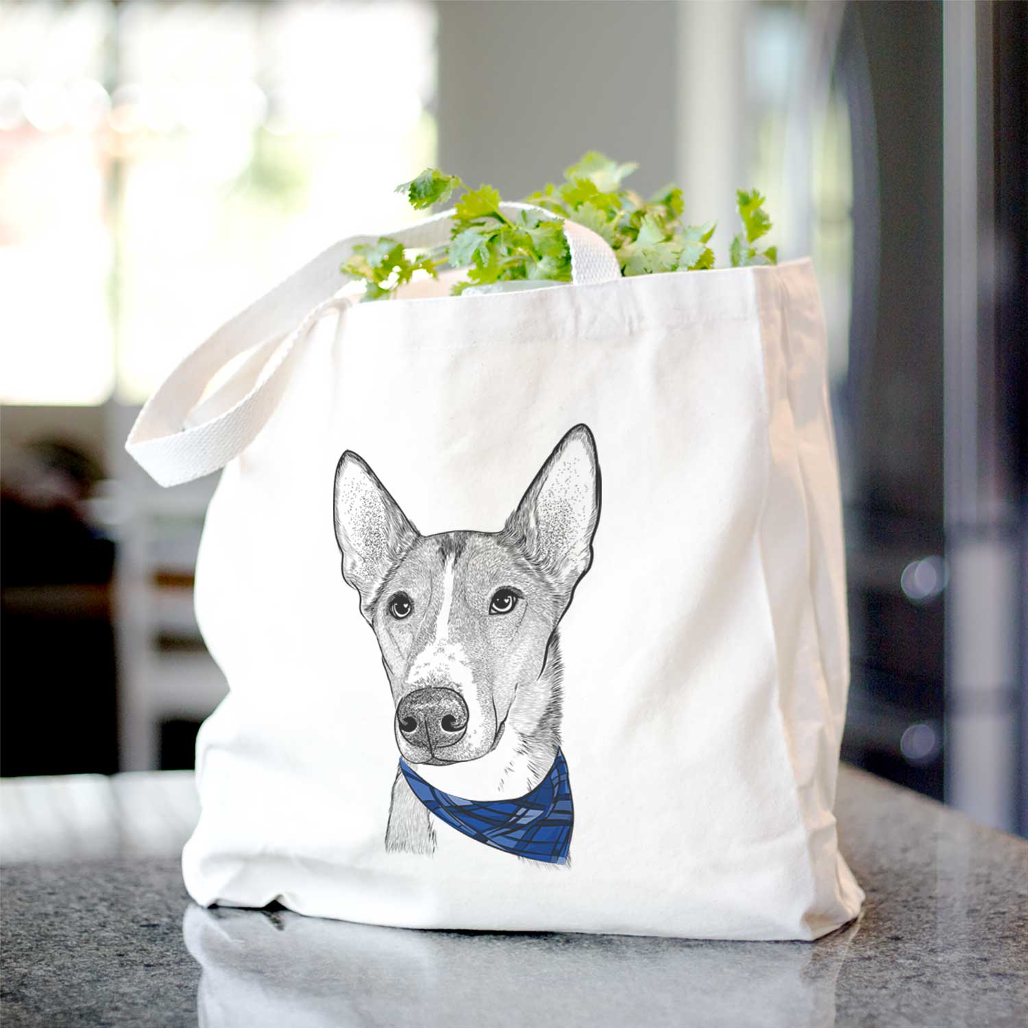 Anubis the Alaskan Husky - Tote Bag