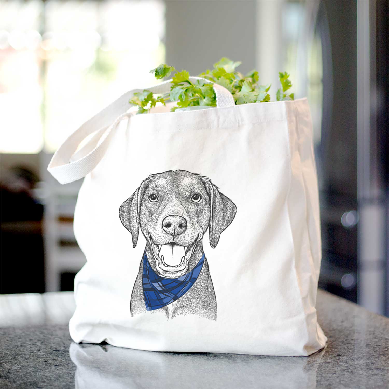 Beaver the Hound Mix - Tote Bag