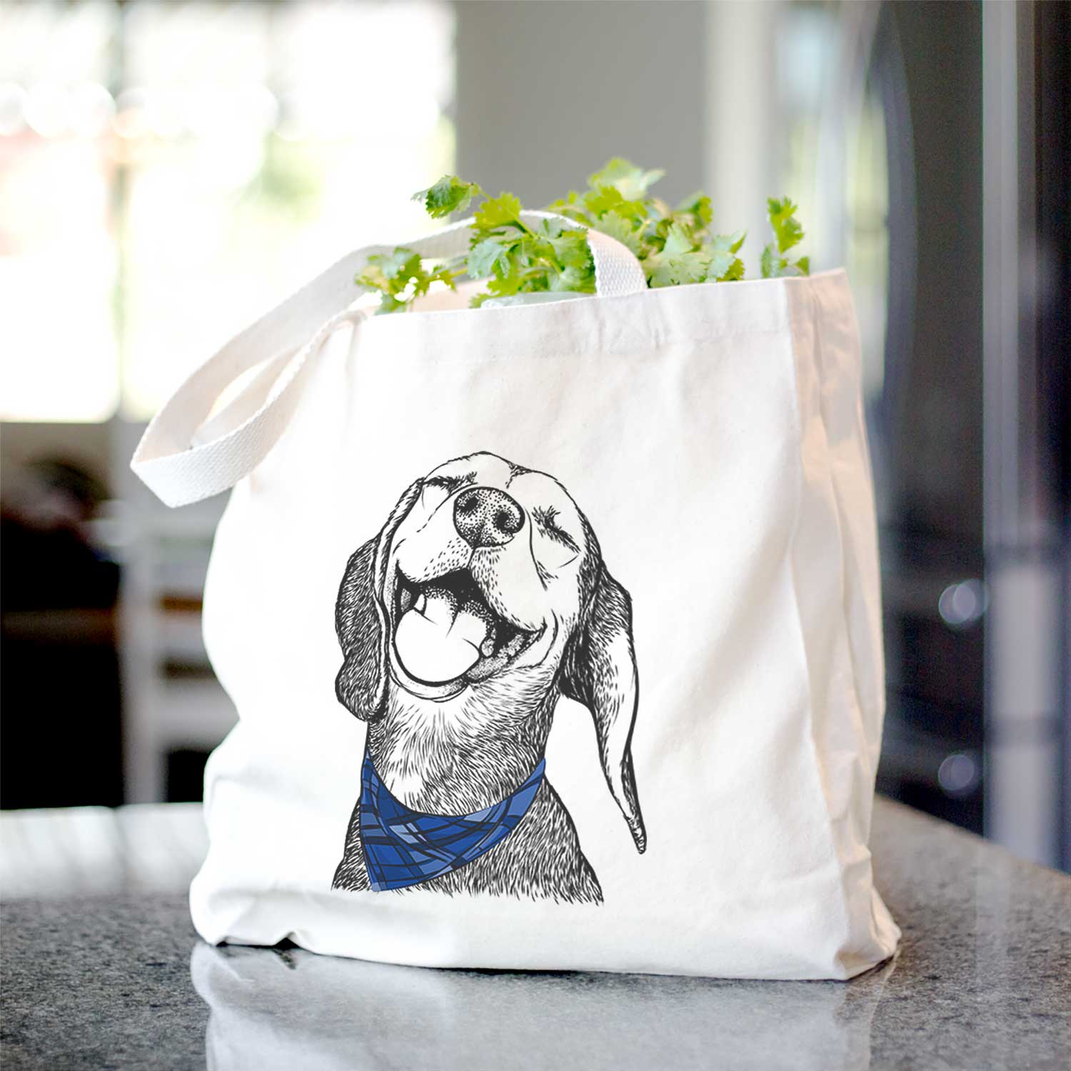 Belle the Hound Mix - Tote Bag