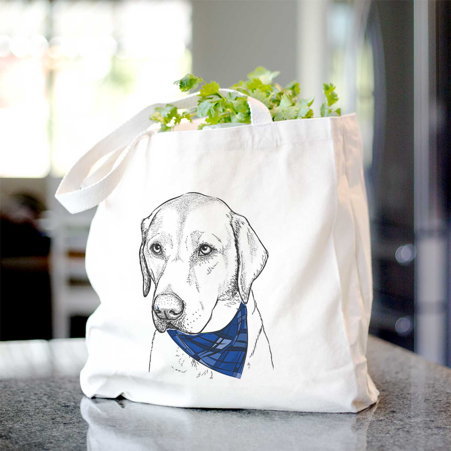 Braxton the Yellow Labrador Retriever - Tote Bag