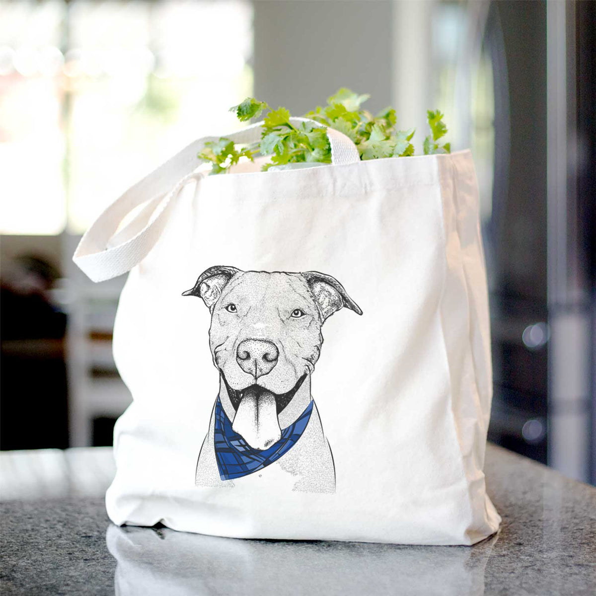 Bruce the American Staffordshire Terrier - Tote Bag