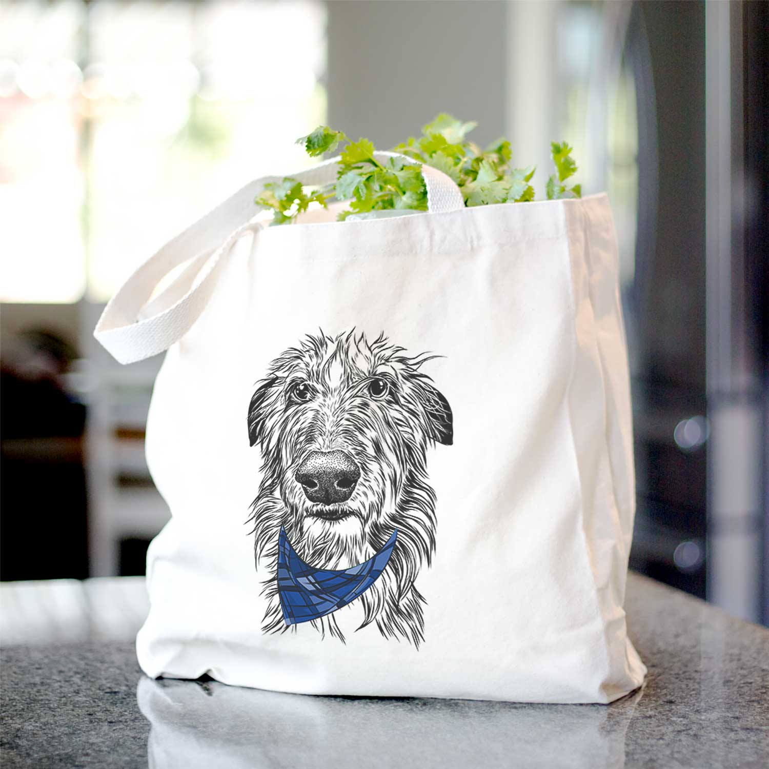 Cleod the Scottish Deerhound - Tote Bag