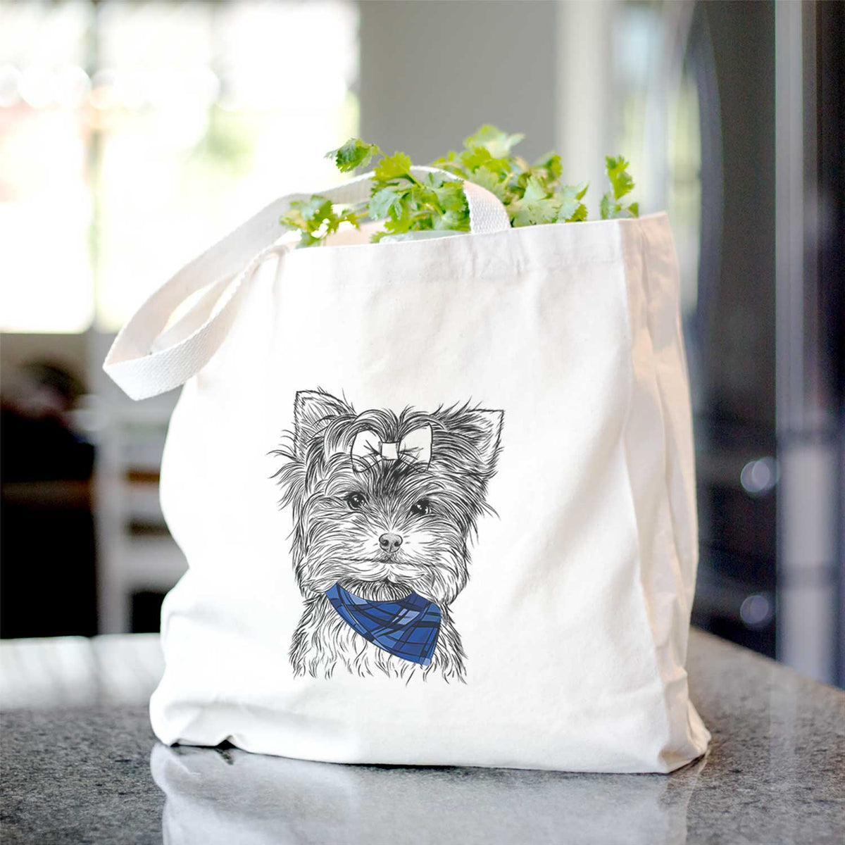 Cricket the Biewer Terrier - Tote Bag
