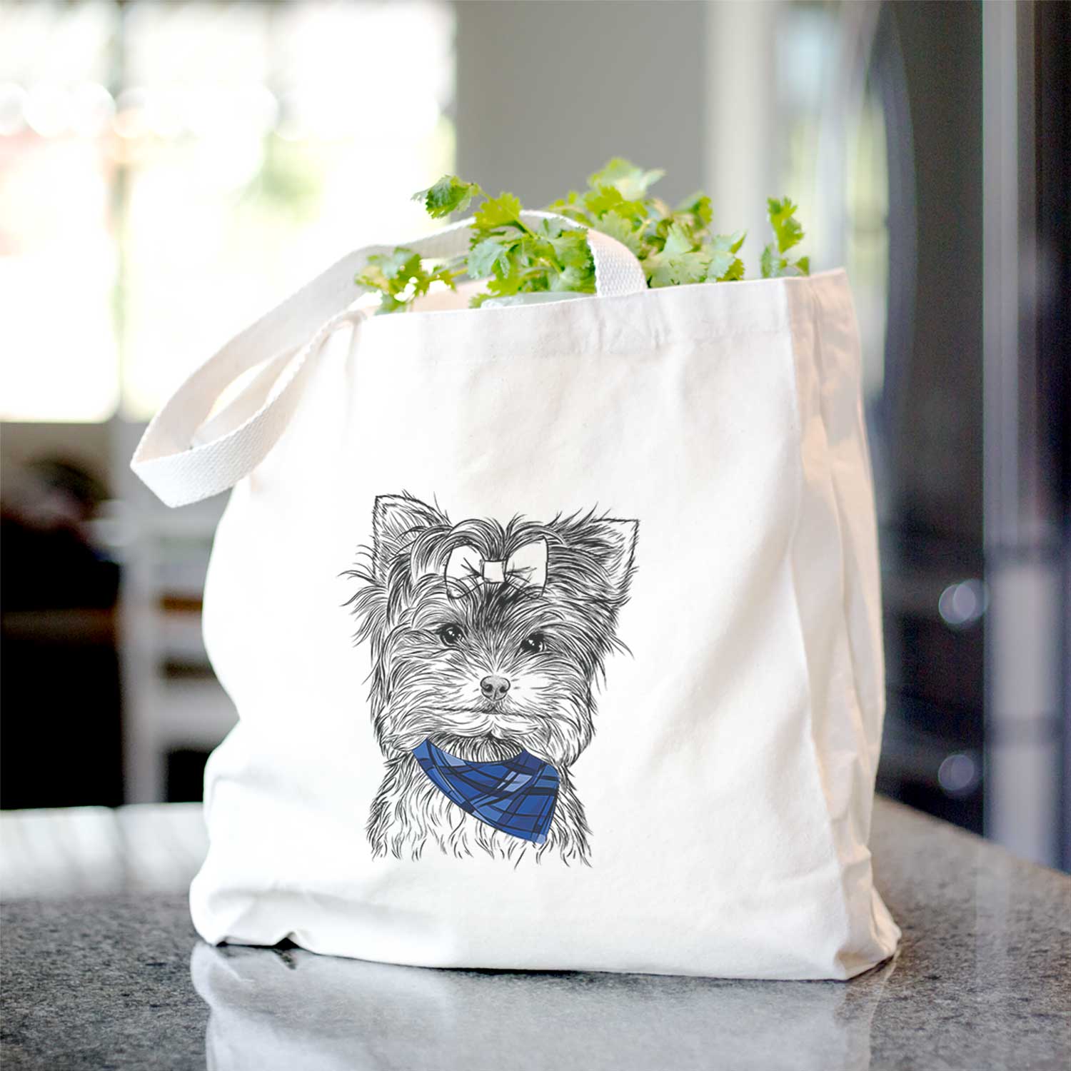 Cricket the Biewer Terrier - Tote Bag