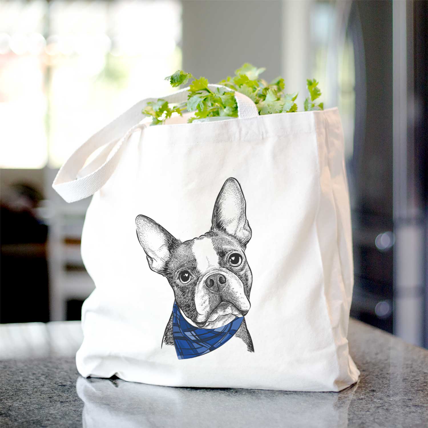 Dee Dee the Boston Terrier - Tote Bag