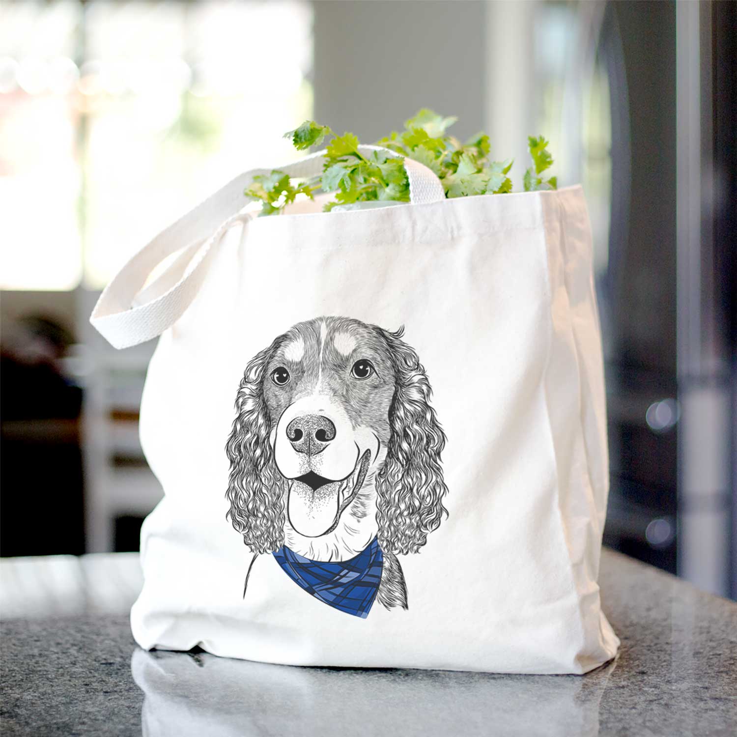 Delilah the English Springer Spaniel - Tote Bag