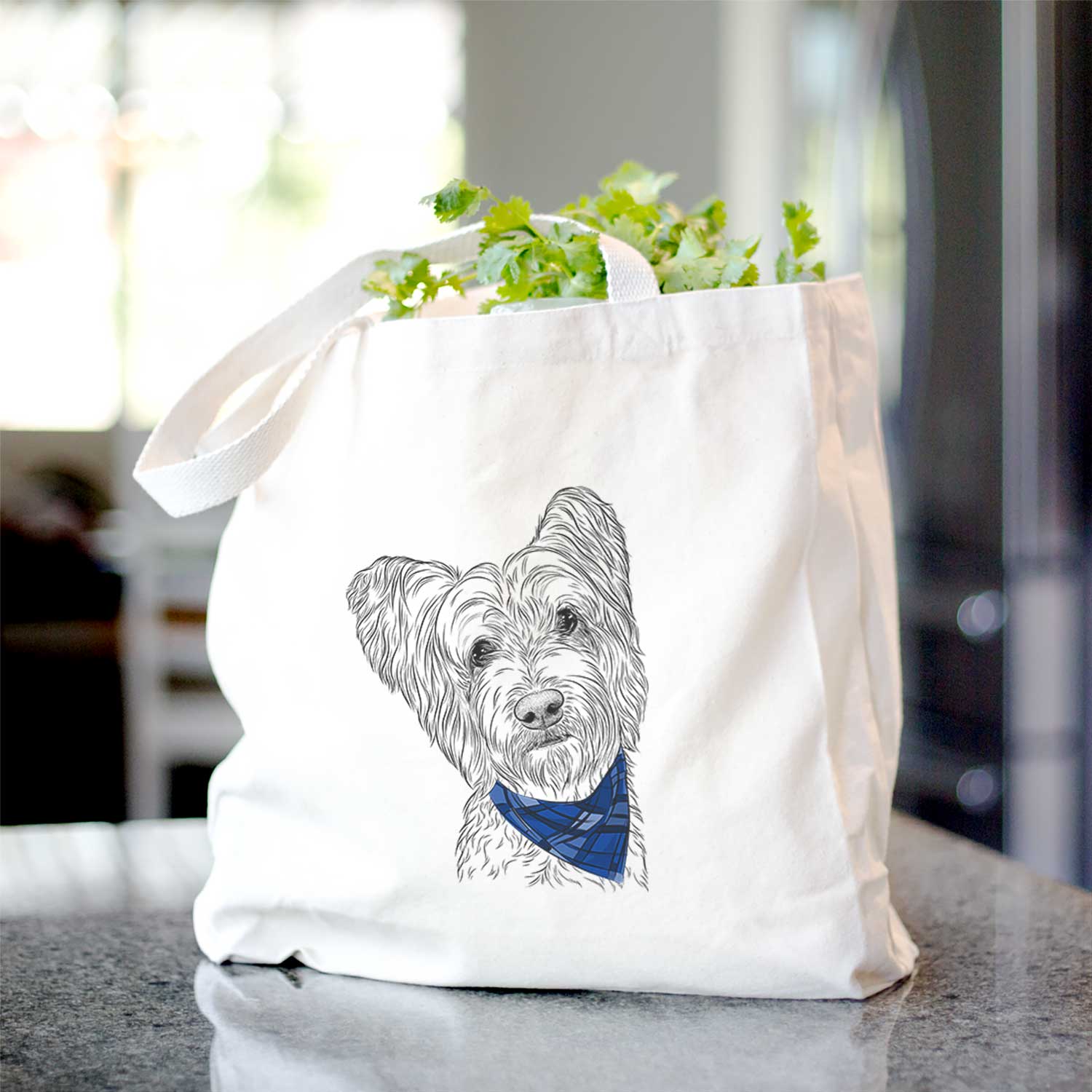 Dexter the Terrier Mix - Tote Bag