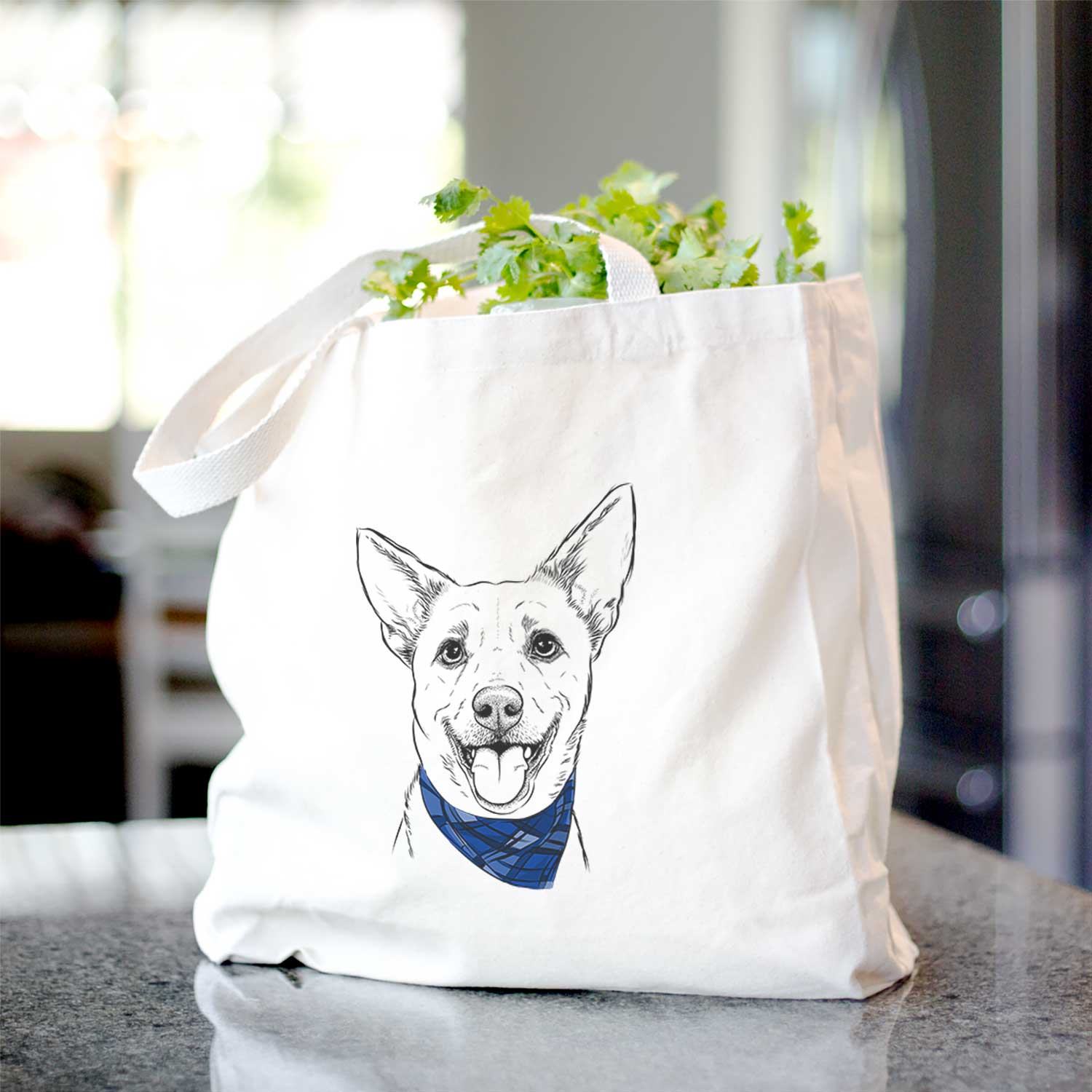 Dinghy the Mixed Breed - Tote Bag