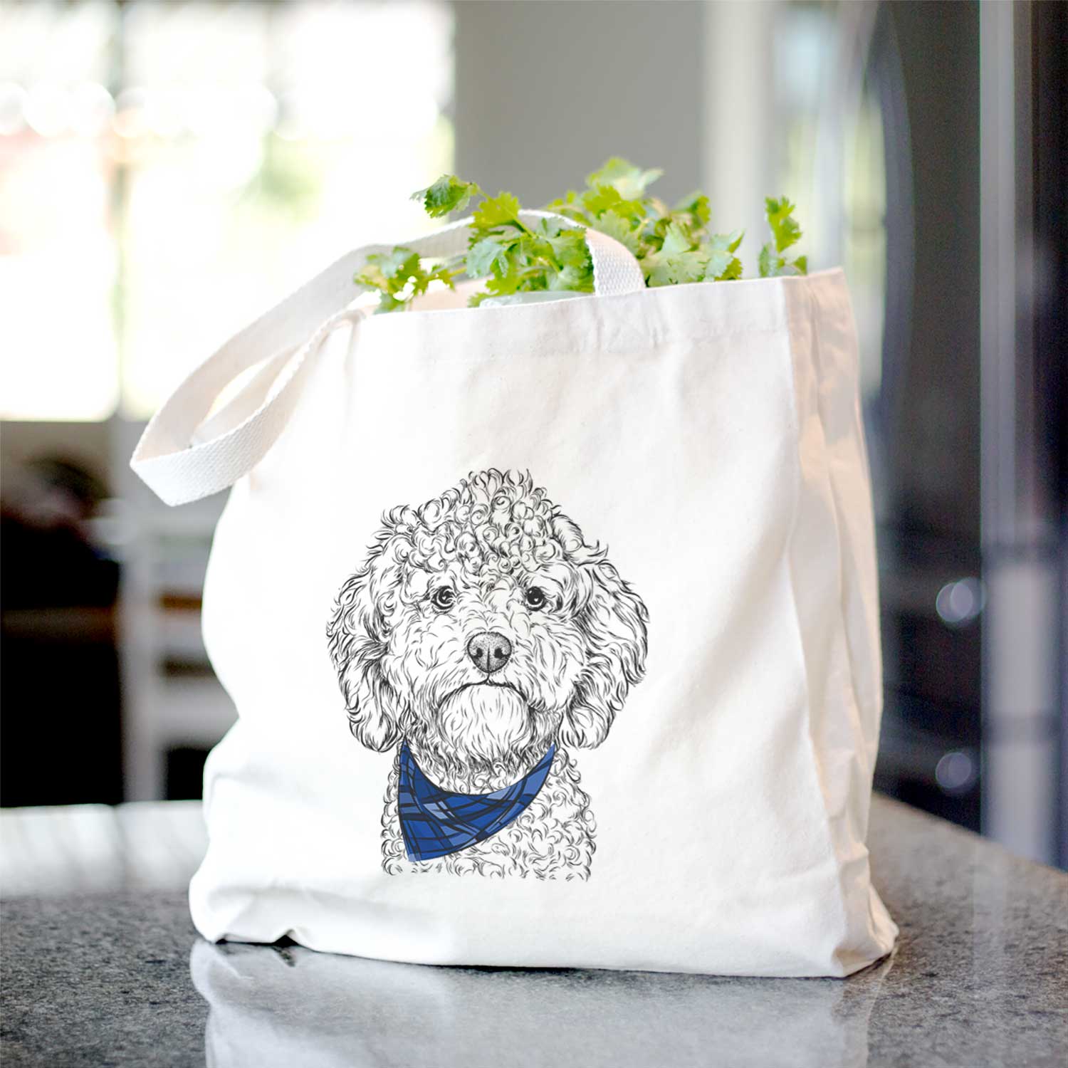 Edgar the Shihpoo - Tote Bag