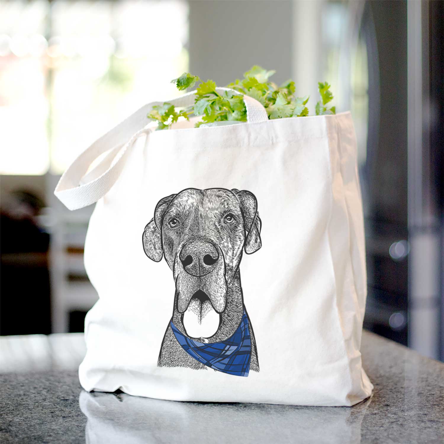 Eli the Great Dane - Tote Bag