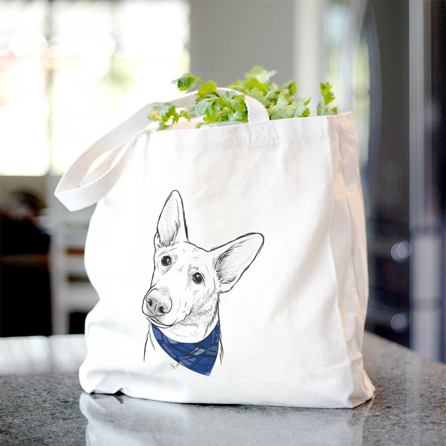 Elsa the German Shepherd - Tote Bag